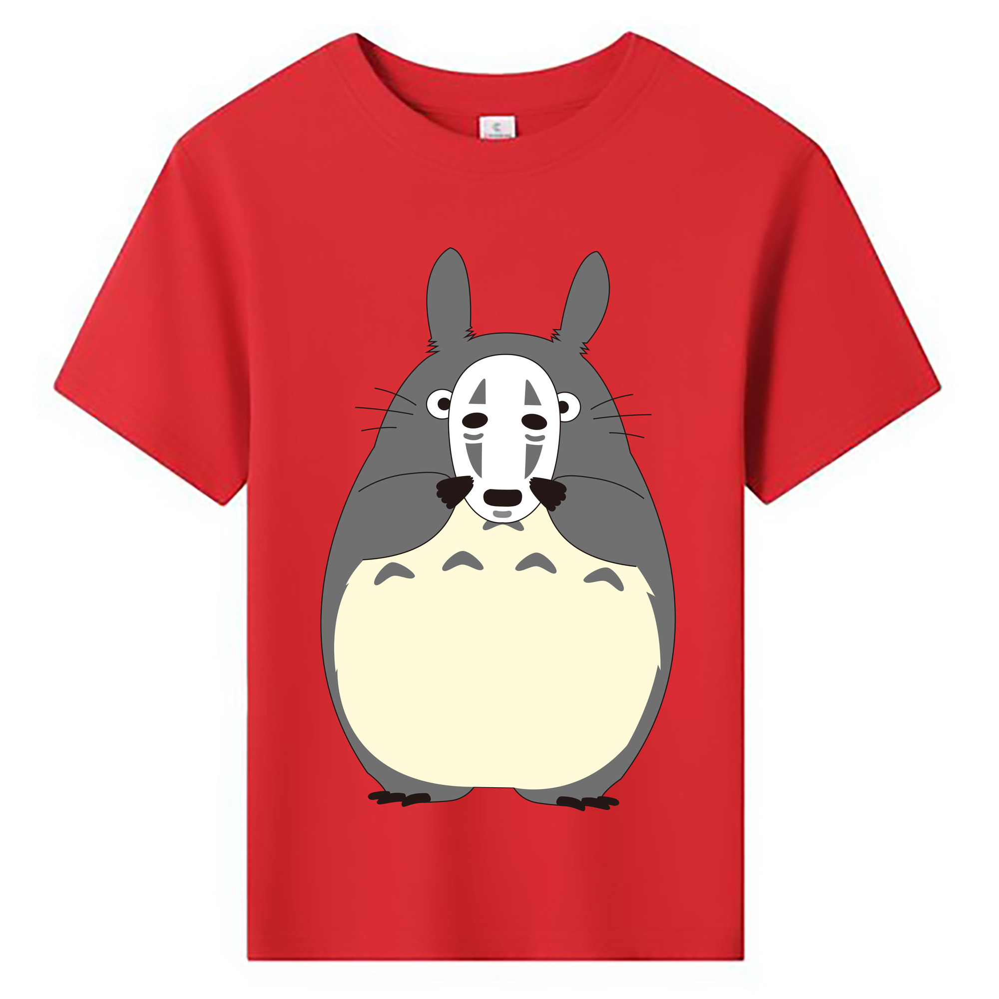 （画像用） となりのトトロ 草壁メイ 草壁サツキ My Neighbor Totoro Satsuki Kusakabe Mei Kusakabe 綿100％キッズTシャツ（フロントプリント）