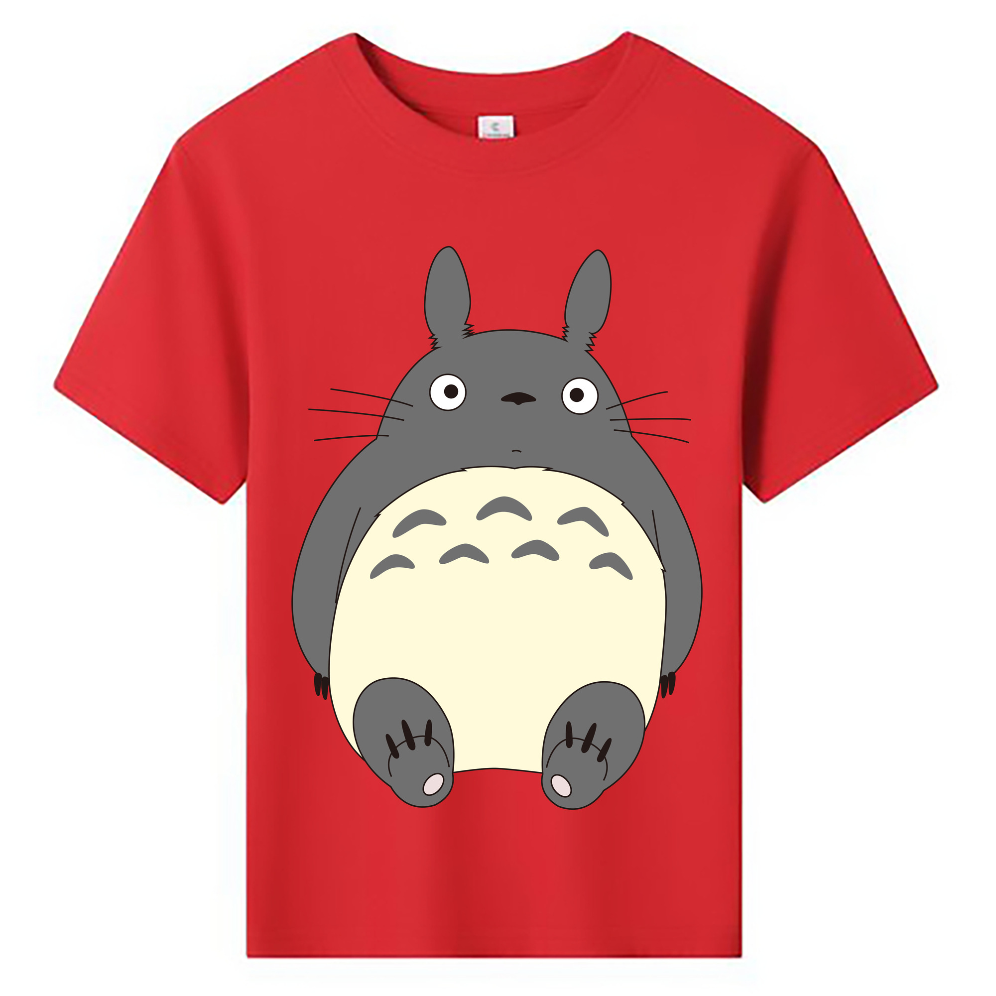（画像用） となりのトトロ 草壁メイ 草壁サツキ My Neighbor Totoro Satsuki Kusakabe Mei Kusakabe 綿100％キッズTシャツ（フロントプリント）