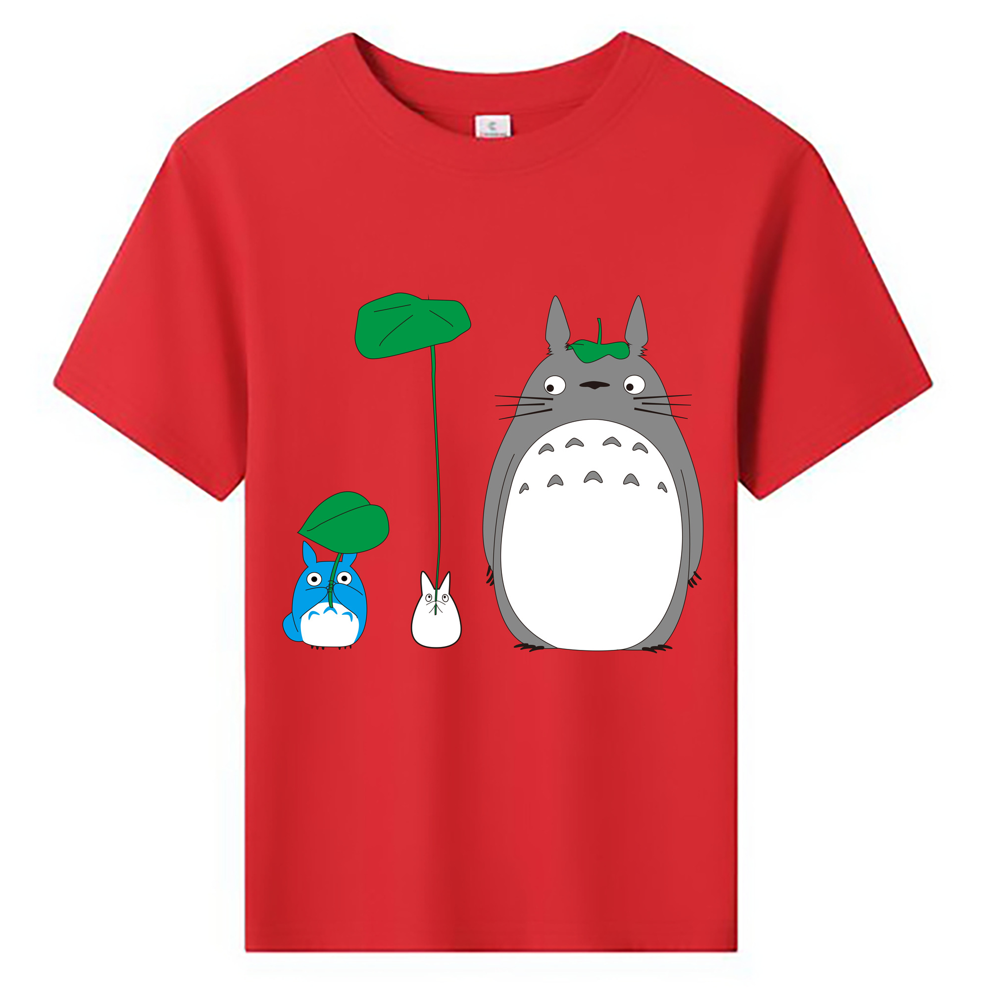 （画像用） となりのトトロ 草壁メイ 草壁サツキ My Neighbor Totoro Satsuki Kusakabe Mei Kusakabe 綿100％キッズTシャツ（フロントプリント）