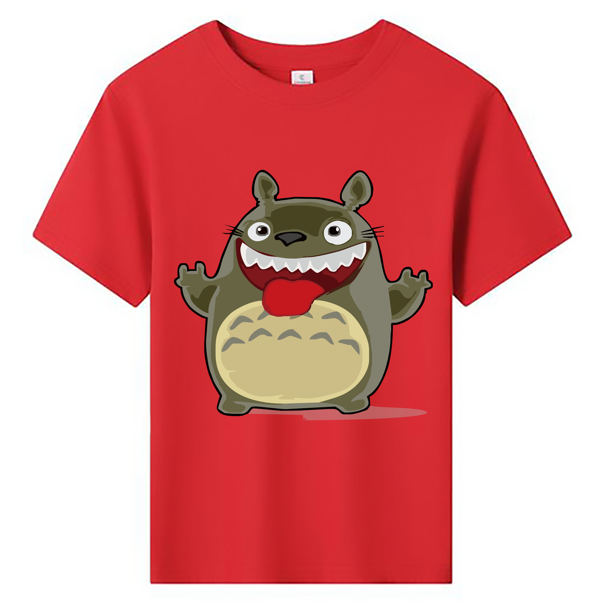 （画像用） となりのトトロ 草壁メイ 草壁サツキ My Neighbor Totoro Satsuki Kusakabe Mei Kusakabe 綿100％キッズTシャツ（フロントプリント）