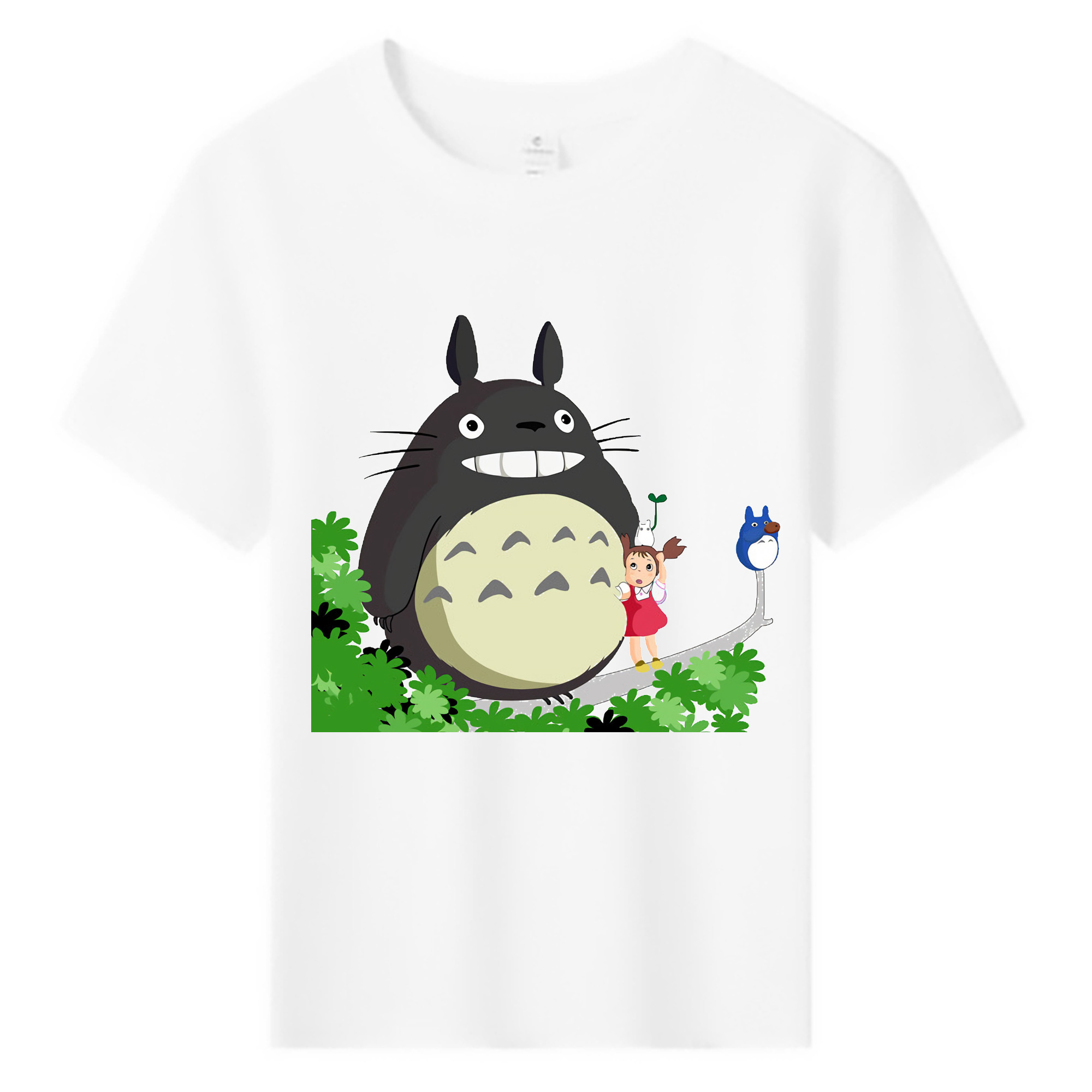 （画像用） となりのトトロ 草壁メイ 草壁サツキ My Neighbor Totoro Satsuki Kusakabe Mei Kusakabe 綿100％キッズTシャツ（フロントプリント）