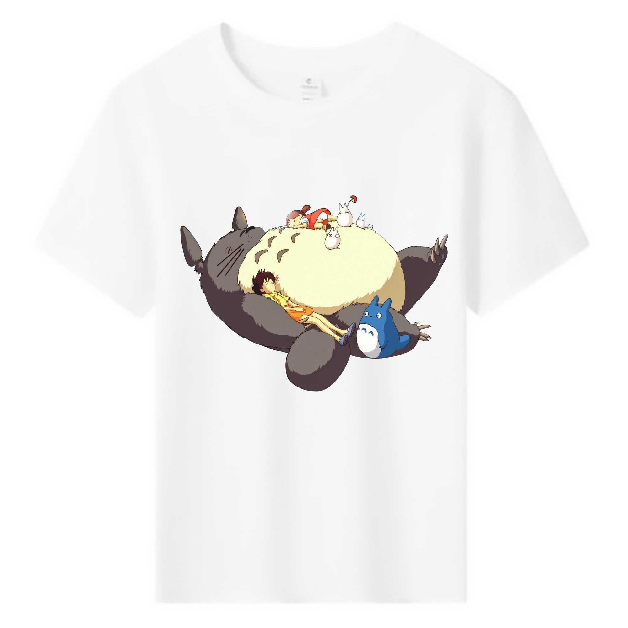 （画像用） となりのトトロ 草壁メイ 草壁サツキ My Neighbor Totoro Satsuki Kusakabe Mei Kusakabe 綿100％キッズTシャツ（フロントプリント）