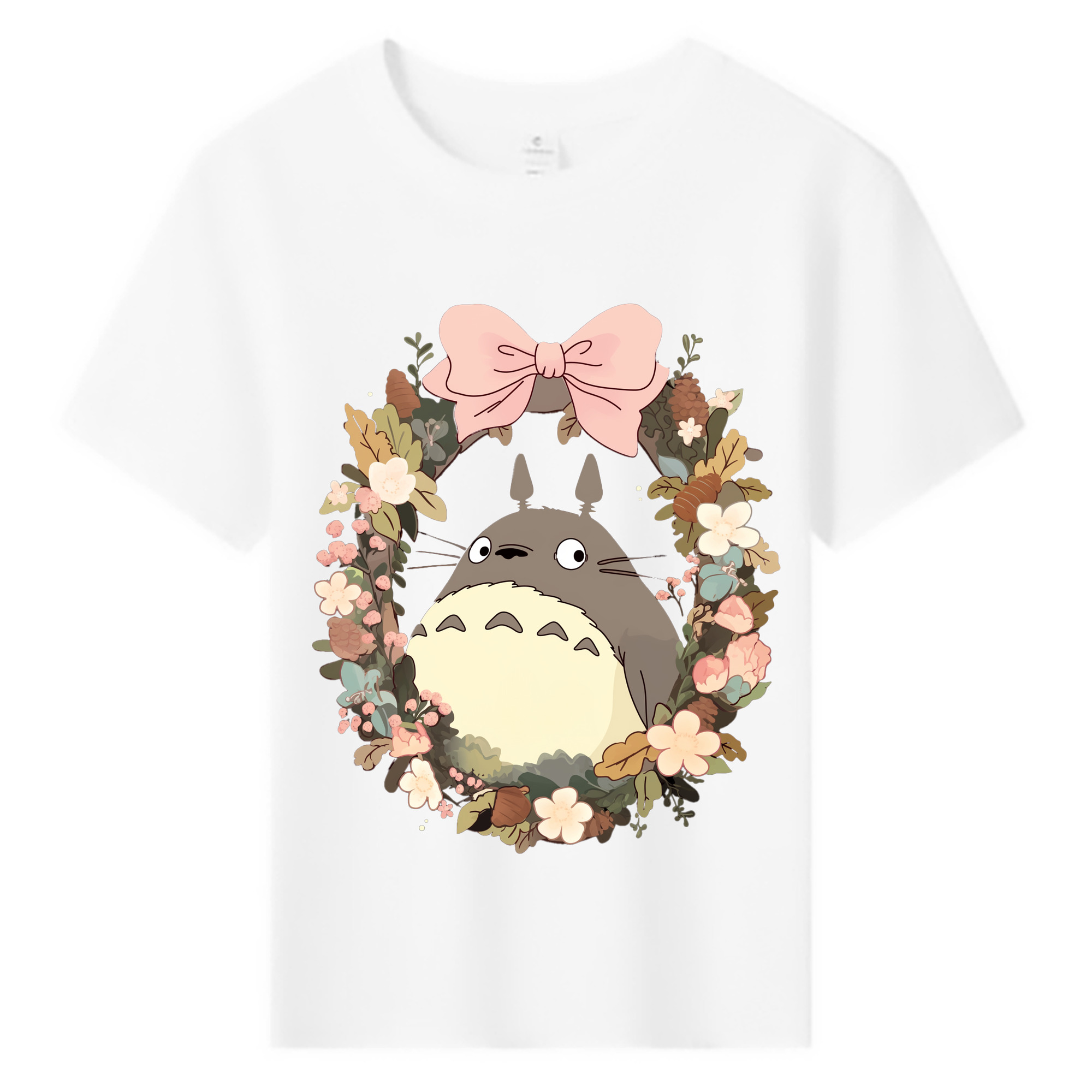（画像用） となりのトトロ 草壁メイ 草壁サツキ My Neighbor Totoro Satsuki Kusakabe Mei Kusakabe 綿100％キッズTシャツ（フロントプリント）