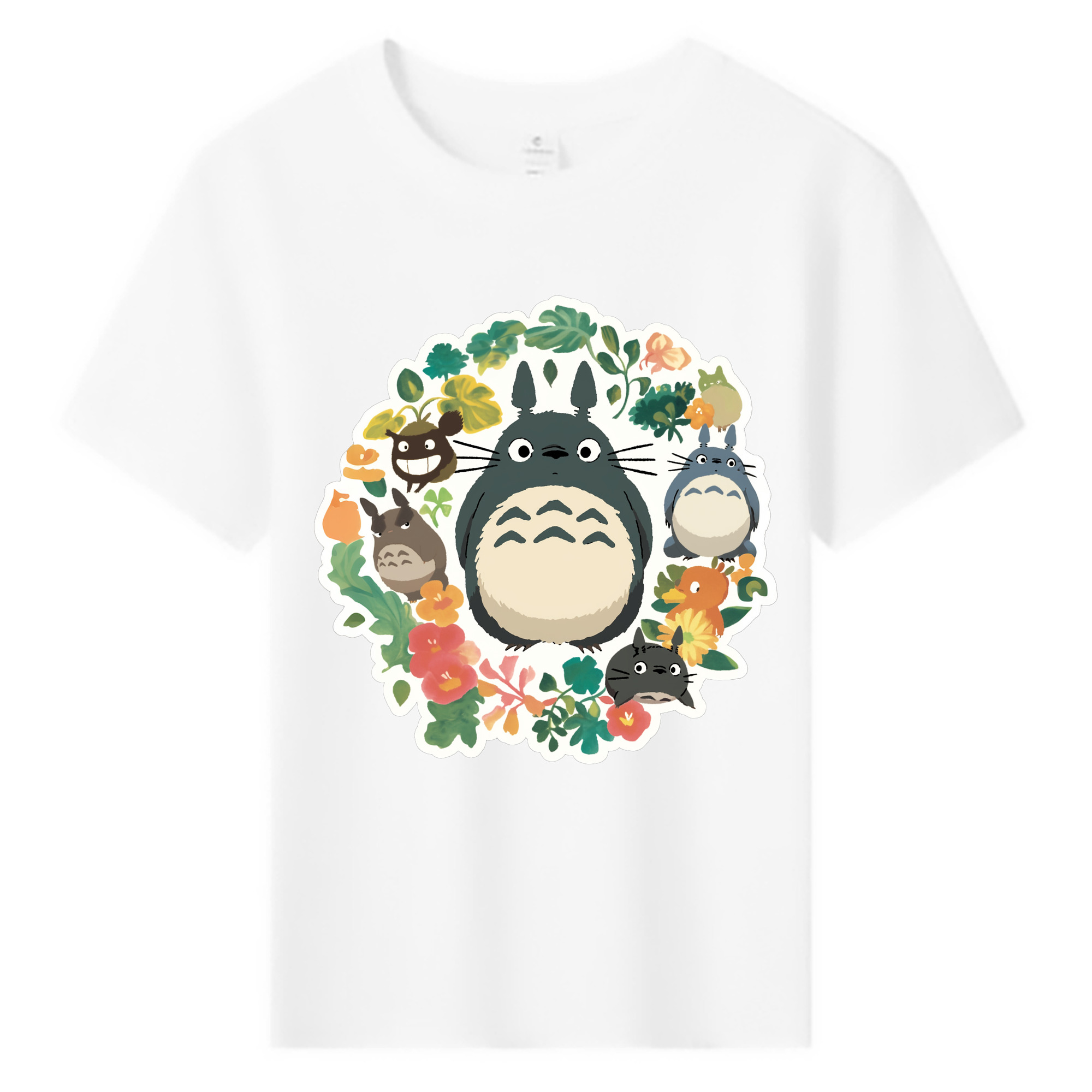 （画像用） となりのトトロ 草壁メイ 草壁サツキ My Neighbor Totoro Satsuki Kusakabe Mei Kusakabe 綿100％キッズTシャツ（フロントプリント）