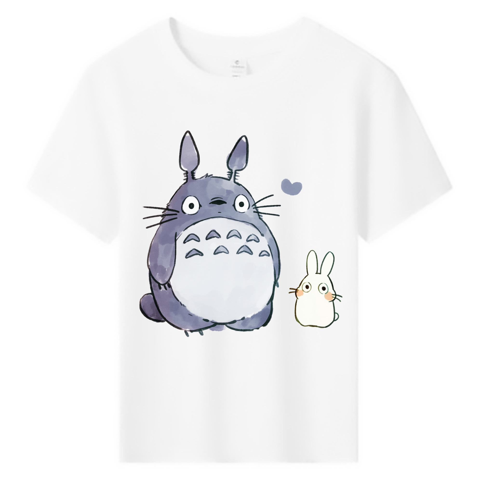 （画像用） となりのトトロ 草壁メイ 草壁サツキ My Neighbor Totoro Satsuki Kusakabe Mei Kusakabe 綿100％キッズTシャツ（フロントプリント）