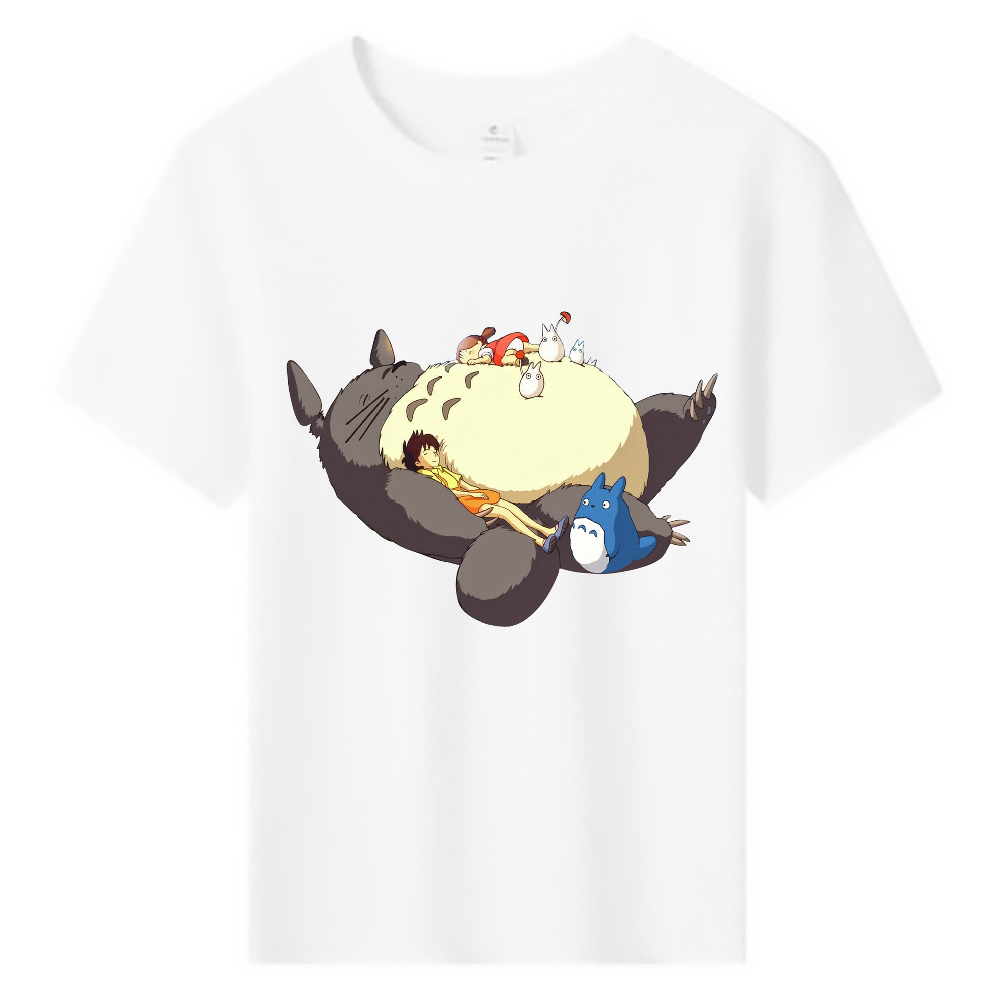 （画像用） となりのトトロ 草壁メイ 草壁サツキ My Neighbor Totoro Satsuki Kusakabe Mei Kusakabe 綿100％キッズTシャツ（フロントプリント）