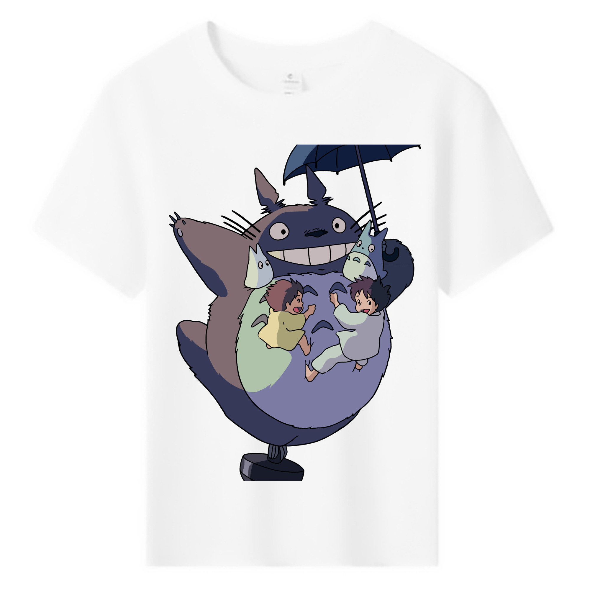 （画像用） となりのトトロ 草壁メイ 草壁サツキ My Neighbor Totoro Satsuki Kusakabe Mei Kusakabe 綿100％キッズTシャツ（フロントプリント）
