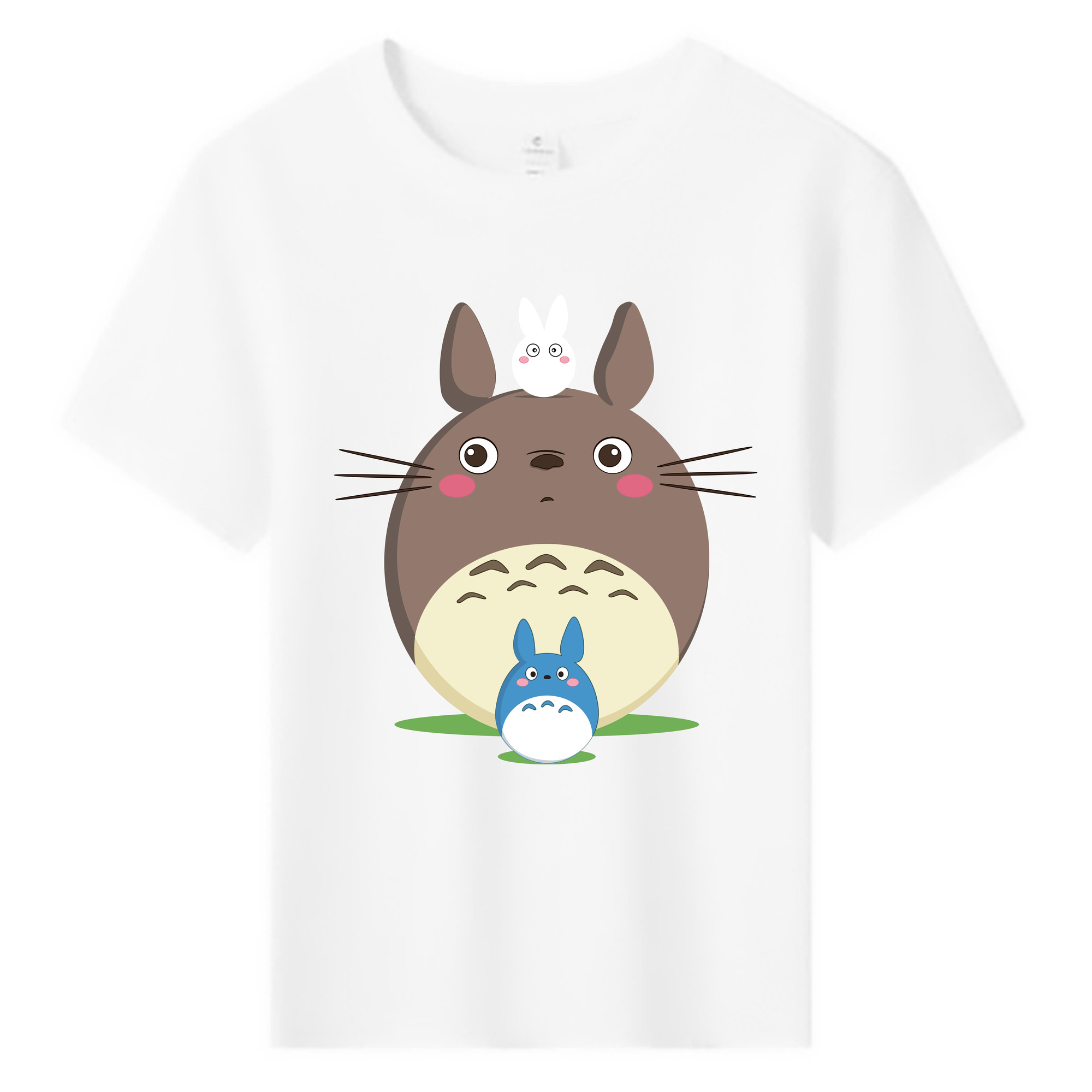 （画像用） となりのトトロ 草壁メイ 草壁サツキ My Neighbor Totoro Satsuki Kusakabe Mei Kusakabe 綿100％キッズTシャツ（フロントプリント）