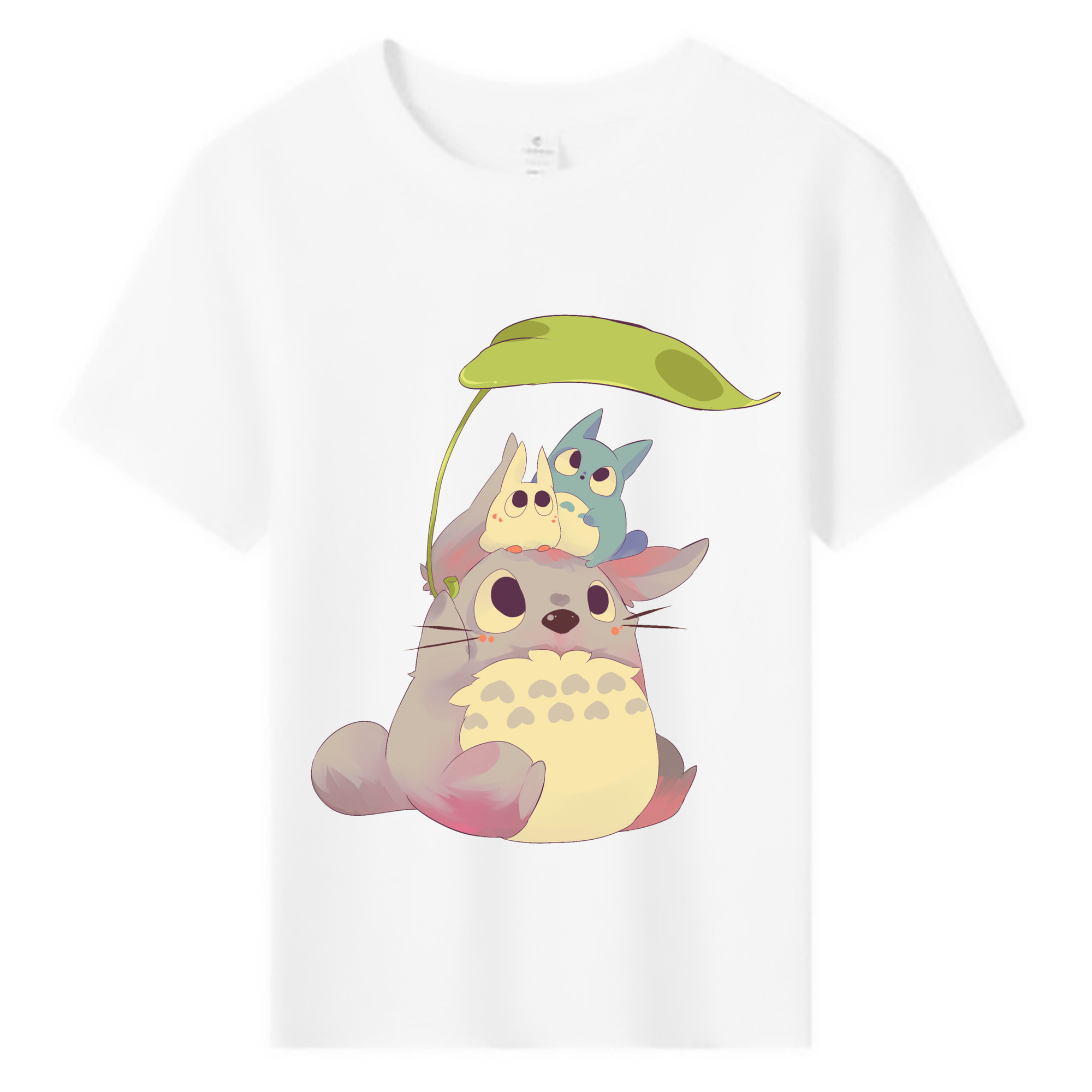 （画像用） となりのトトロ 草壁メイ 草壁サツキ My Neighbor Totoro Satsuki Kusakabe Mei Kusakabe 綿100％キッズTシャツ（フロントプリント）