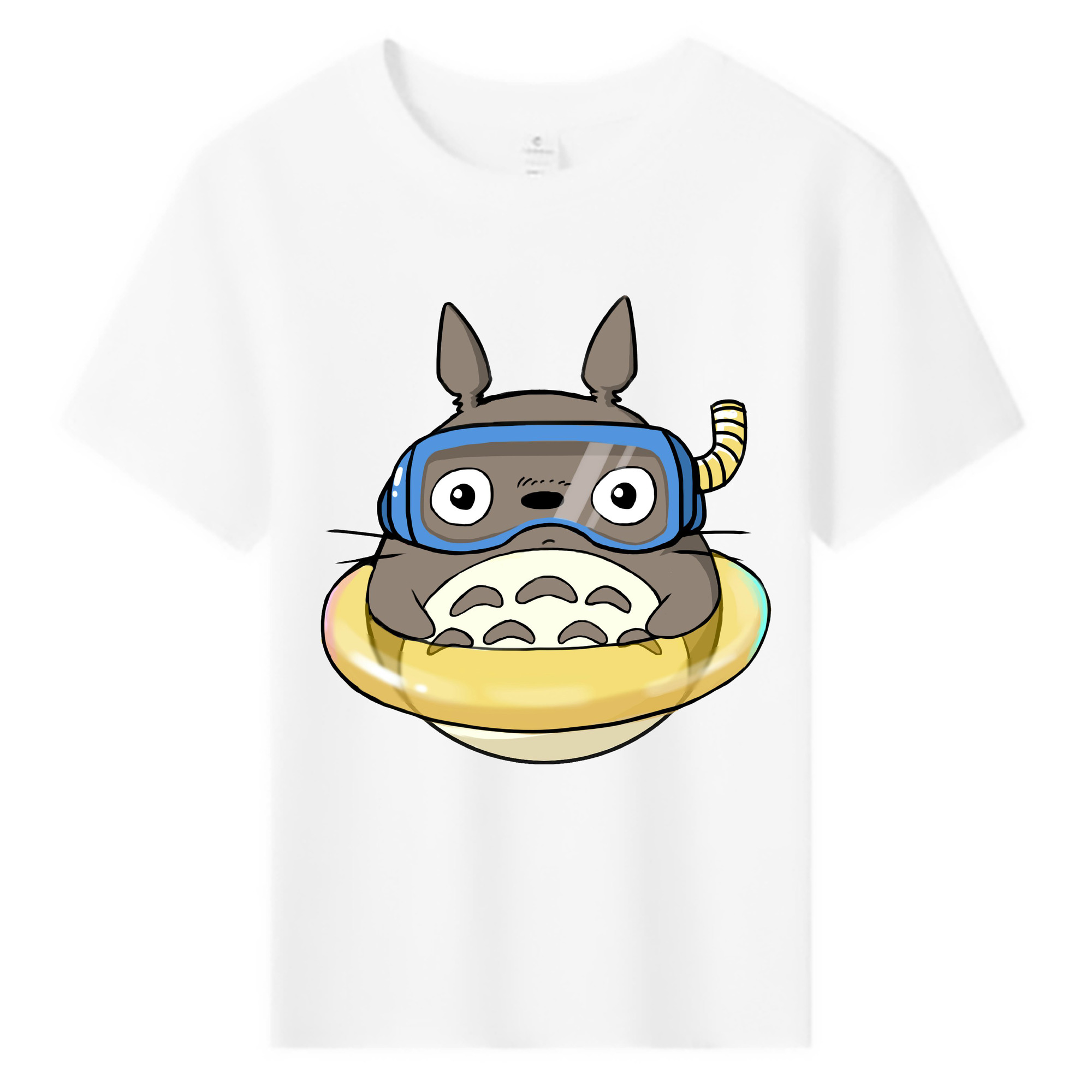（画像用） となりのトトロ 草壁メイ 草壁サツキ My Neighbor Totoro Satsuki Kusakabe Mei Kusakabe 綿100％キッズTシャツ（フロントプリント）