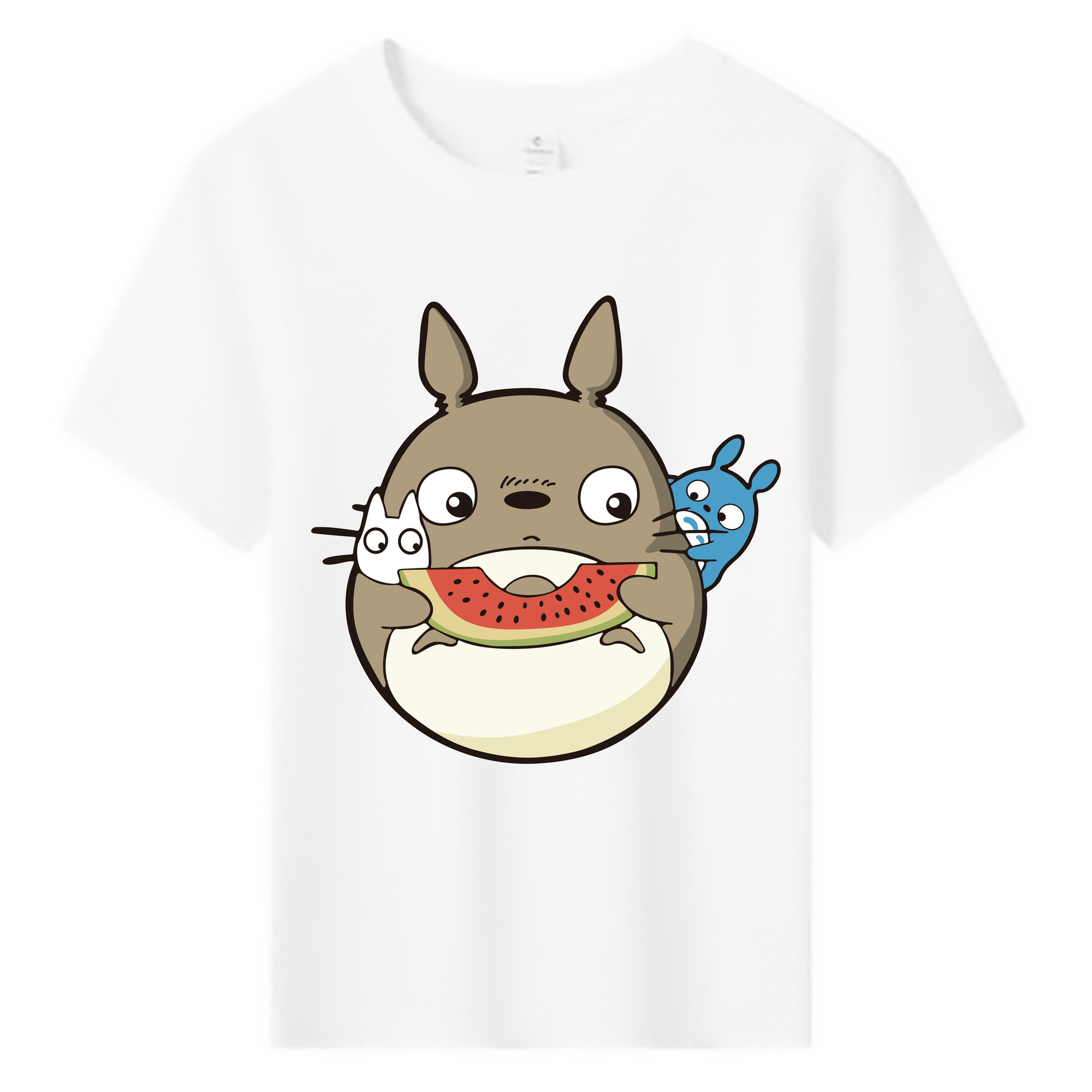 （画像用） となりのトトロ 草壁メイ 草壁サツキ My Neighbor Totoro Satsuki Kusakabe Mei Kusakabe 綿100％キッズTシャツ（フロントプリント）