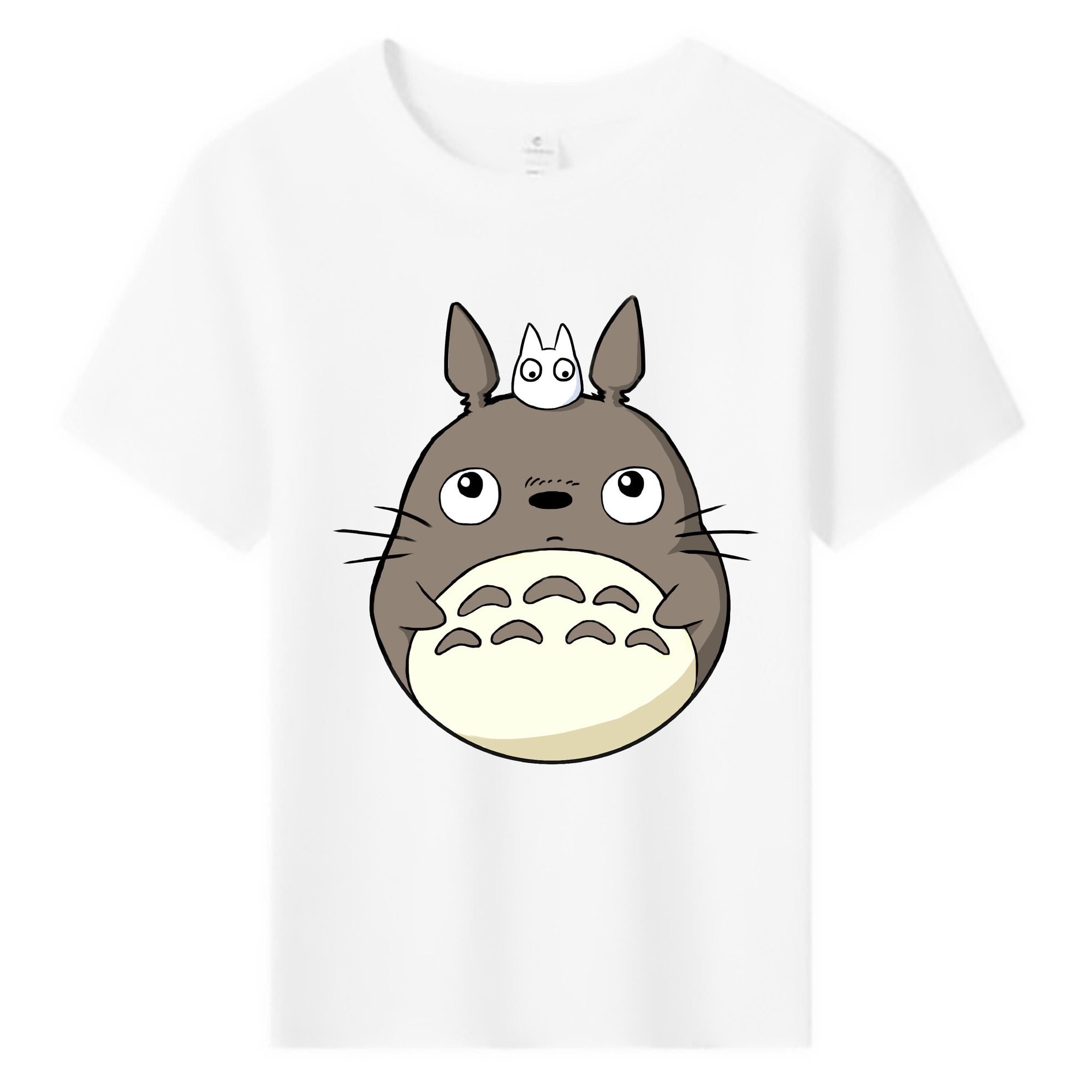 （画像用） となりのトトロ 草壁メイ 草壁サツキ My Neighbor Totoro Satsuki Kusakabe Mei Kusakabe 綿100％キッズTシャツ（フロントプリント）