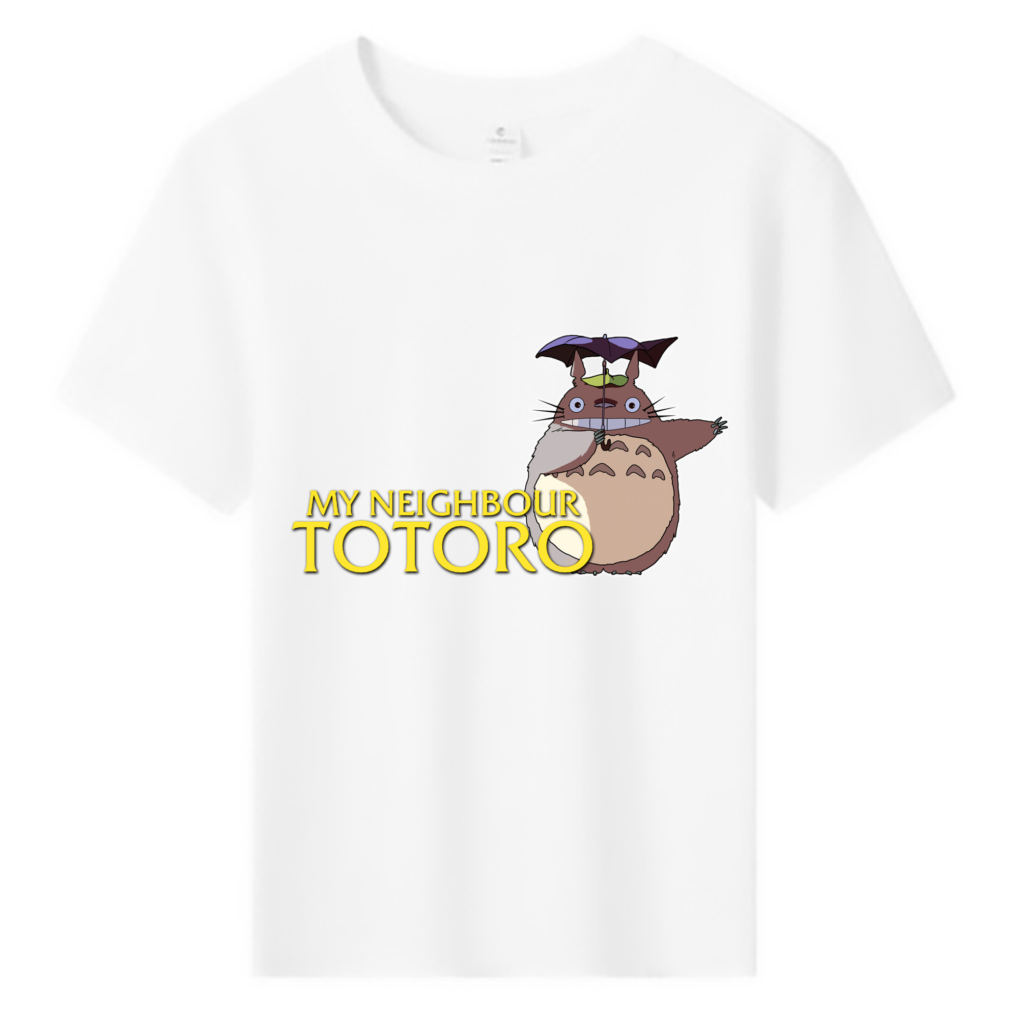 （画像用） となりのトトロ 草壁メイ 草壁サツキ My Neighbor Totoro Satsuki Kusakabe Mei Kusakabe 綿100％キッズTシャツ（フロントプリント）