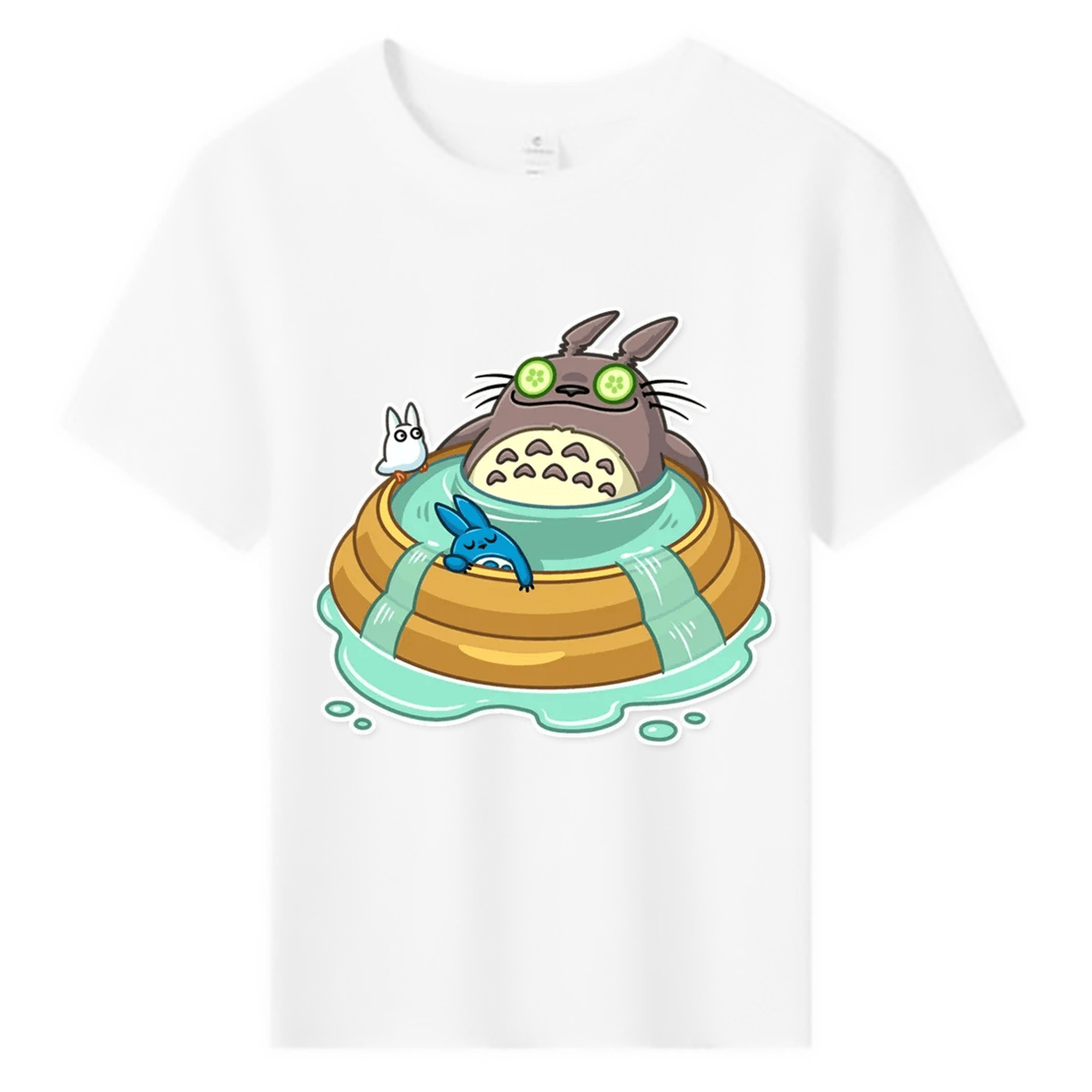 （画像用） となりのトトロ 草壁メイ 草壁サツキ My Neighbor Totoro Satsuki Kusakabe Mei Kusakabe 綿100％キッズTシャツ（フロントプリント）