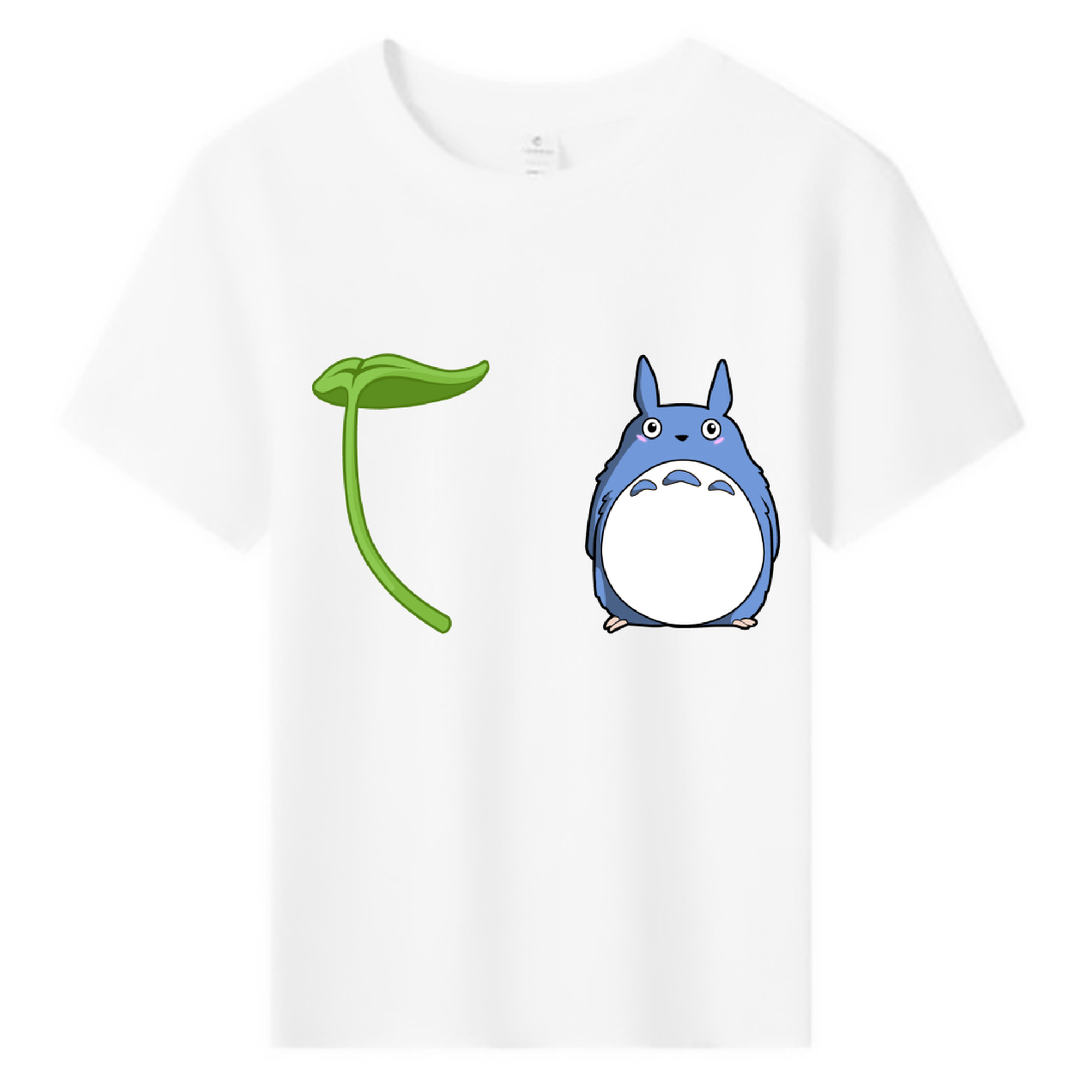 （画像用） となりのトトロ 草壁メイ 草壁サツキ My Neighbor Totoro Satsuki Kusakabe Mei Kusakabe 綿100％キッズTシャツ（フロントプリント）