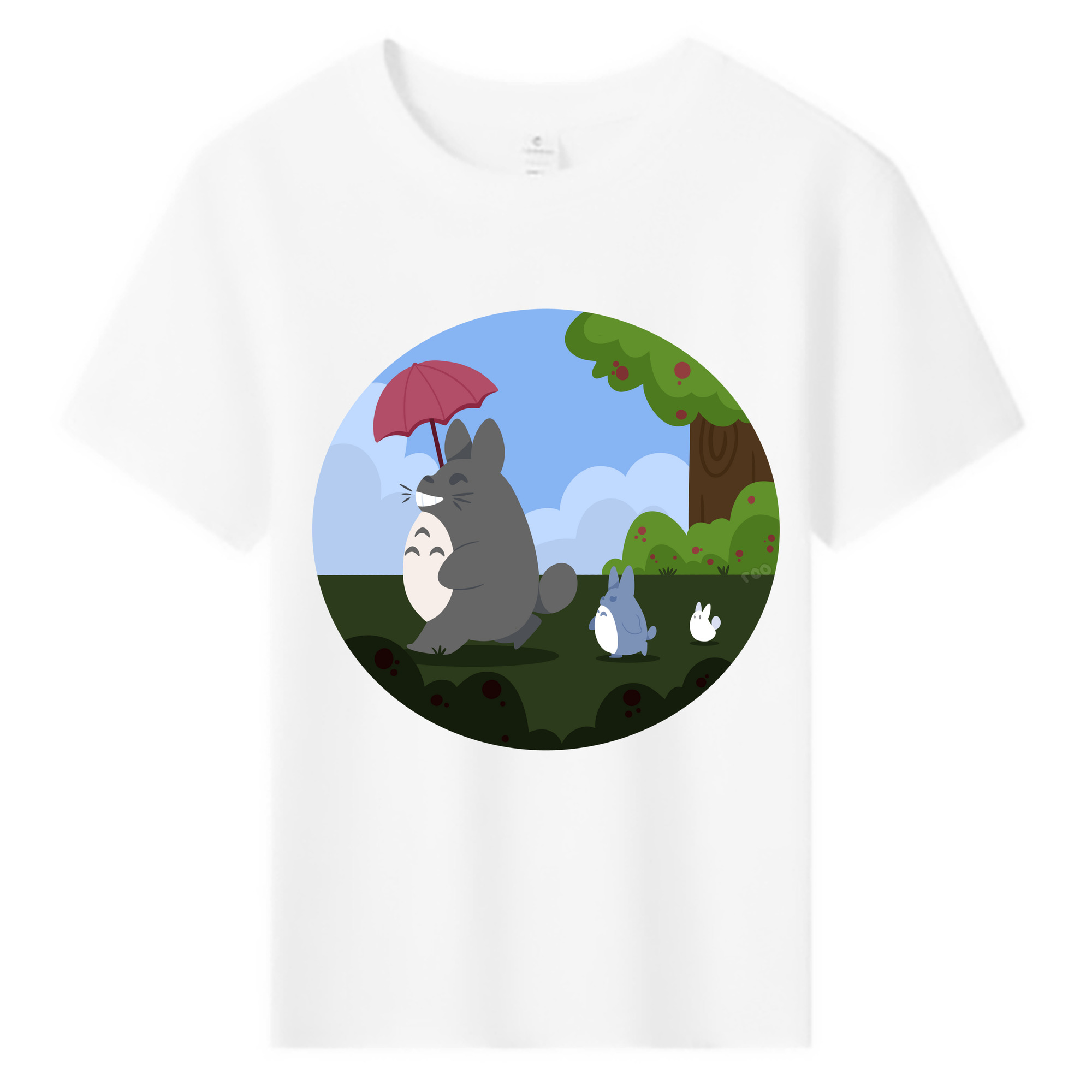 （画像用） となりのトトロ 草壁メイ 草壁サツキ My Neighbor Totoro Satsuki Kusakabe Mei Kusakabe 綿100％キッズTシャツ（フロントプリント）