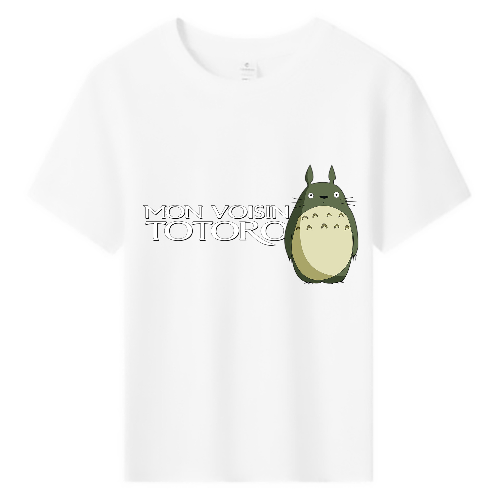 （画像用） となりのトトロ 草壁メイ 草壁サツキ My Neighbor Totoro Satsuki Kusakabe Mei Kusakabe 綿100％キッズTシャツ（フロントプリント）