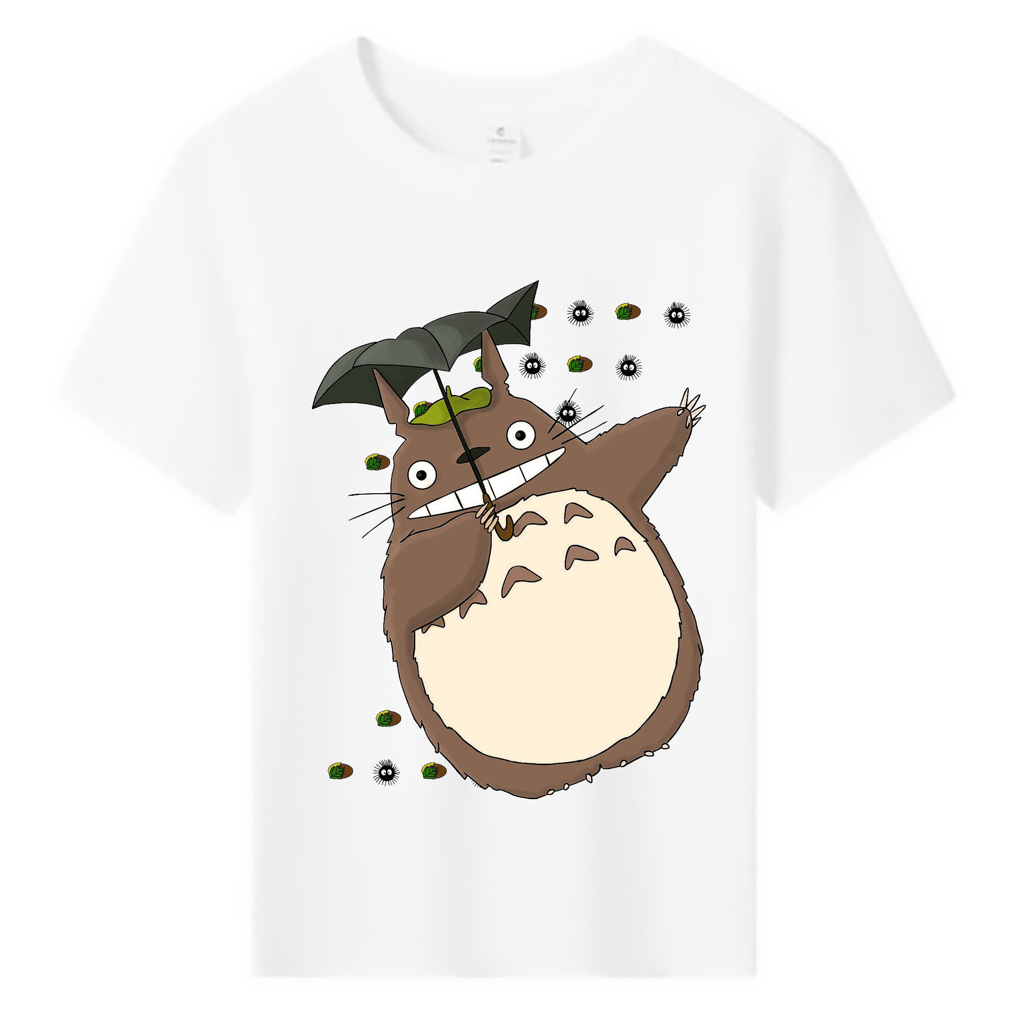 （画像用） となりのトトロ 草壁メイ 草壁サツキ My Neighbor Totoro Satsuki Kusakabe Mei Kusakabe 綿100％キッズTシャツ（フロントプリント）