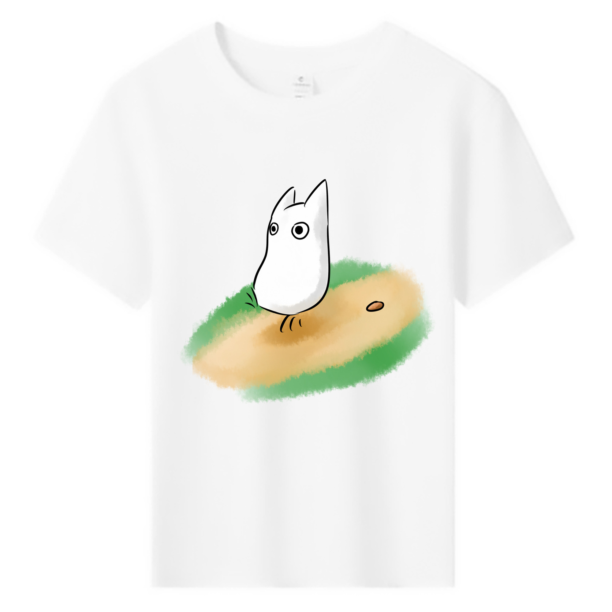 （画像用） となりのトトロ 草壁メイ 草壁サツキ My Neighbor Totoro Satsuki Kusakabe Mei Kusakabe 綿100％キッズTシャツ（フロントプリント）