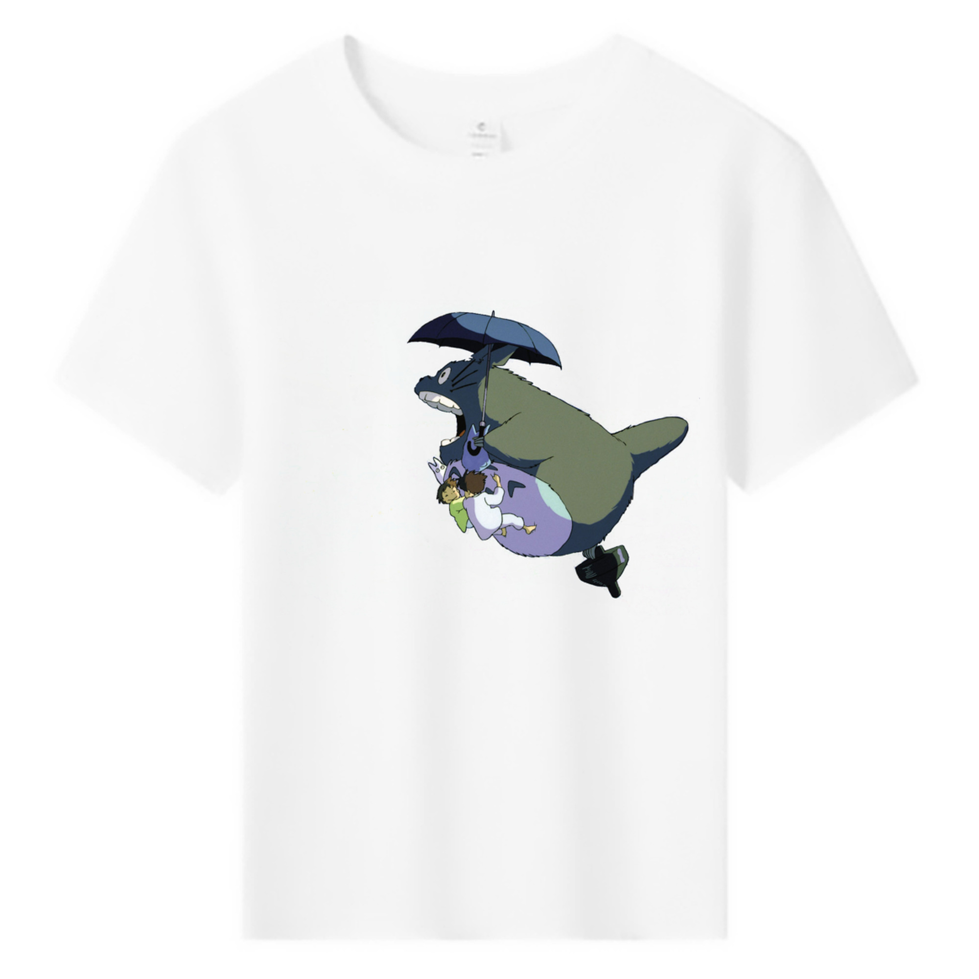 （画像用） となりのトトロ 草壁メイ 草壁サツキ My Neighbor Totoro Satsuki Kusakabe Mei Kusakabe 綿100％キッズTシャツ（フロントプリント）