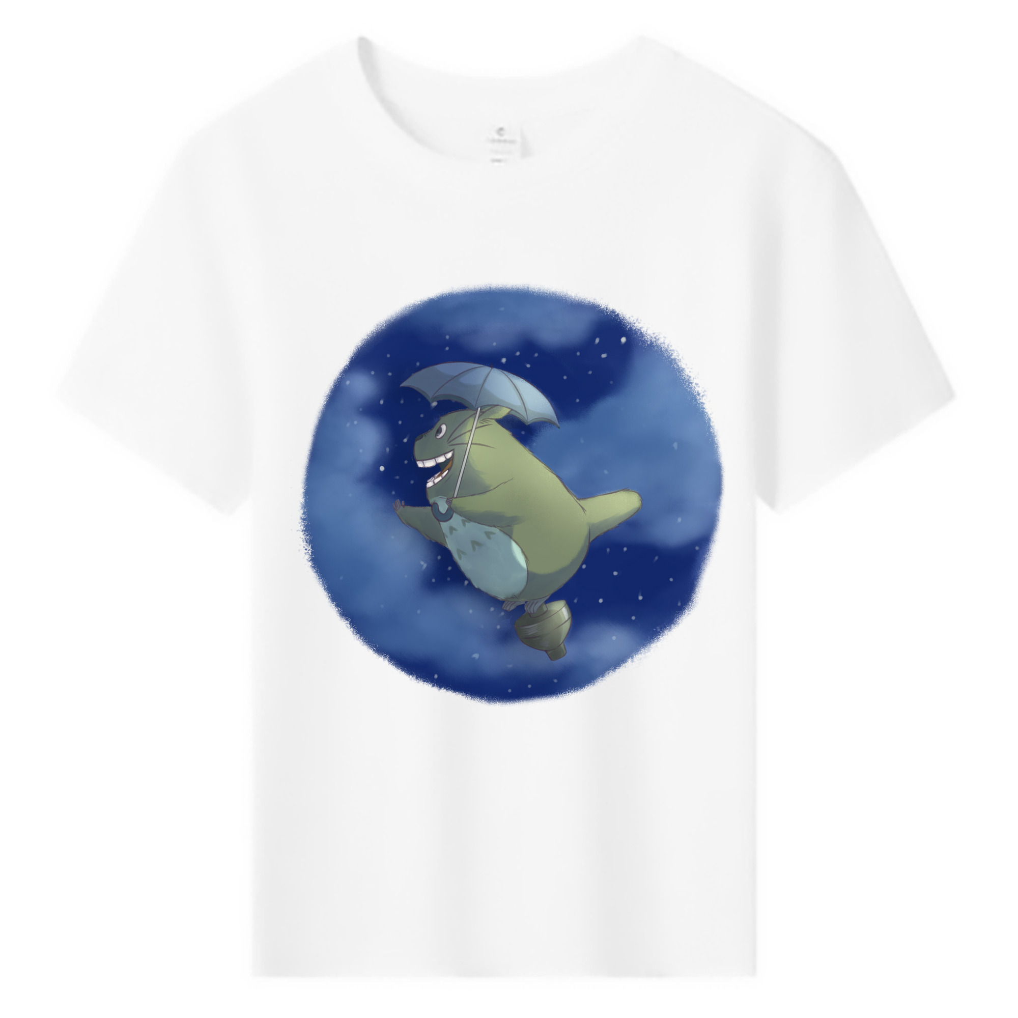 （画像用） となりのトトロ 草壁メイ 草壁サツキ My Neighbor Totoro Satsuki Kusakabe Mei Kusakabe 綿100％キッズTシャツ（フロントプリント）