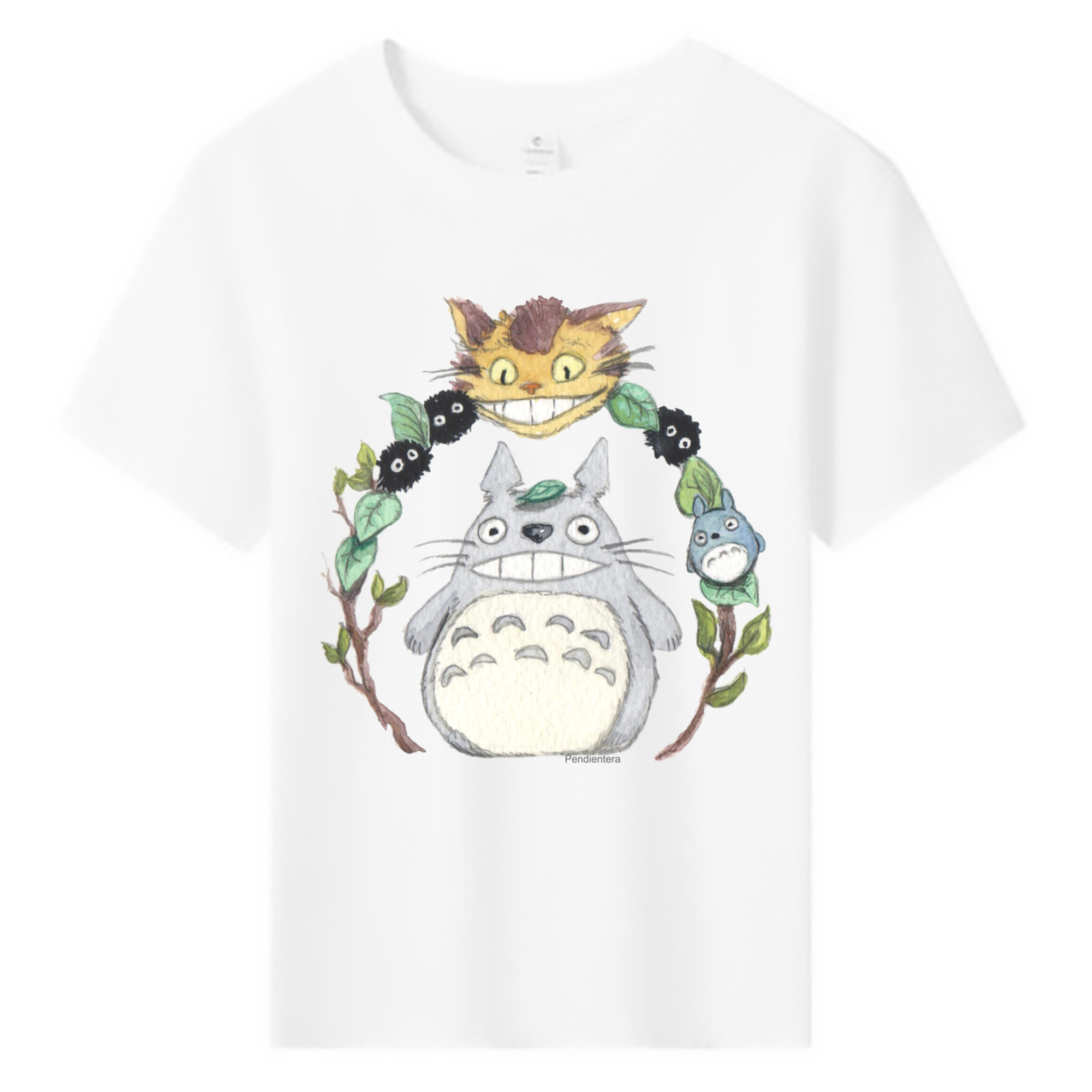 （画像用） となりのトトロ 草壁メイ 草壁サツキ My Neighbor Totoro Satsuki Kusakabe Mei Kusakabe 綿100％キッズTシャツ（フロントプリント）