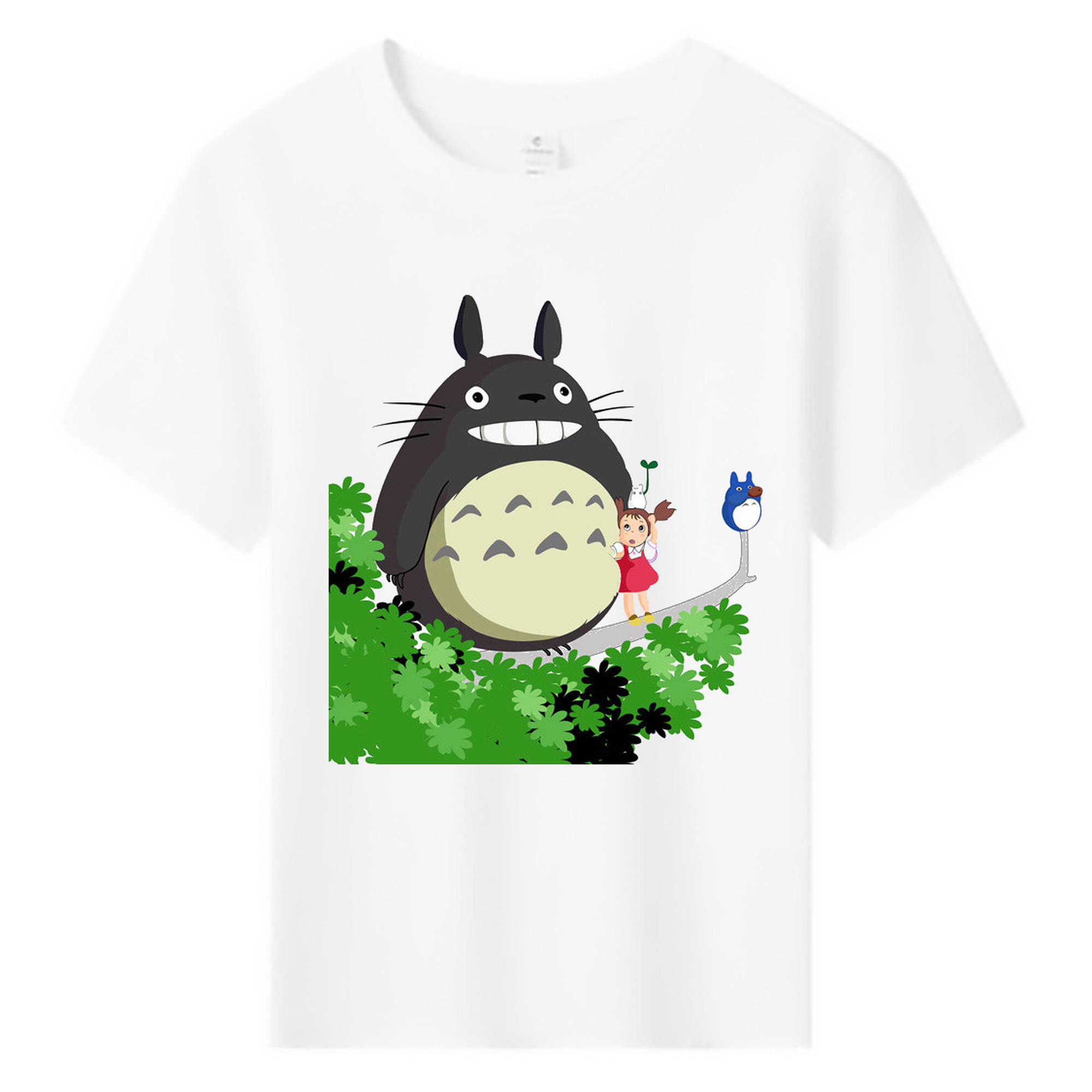 （画像用） となりのトトロ 草壁メイ 草壁サツキ My Neighbor Totoro Satsuki Kusakabe Mei Kusakabe 綿100％キッズTシャツ（フロントプリント）