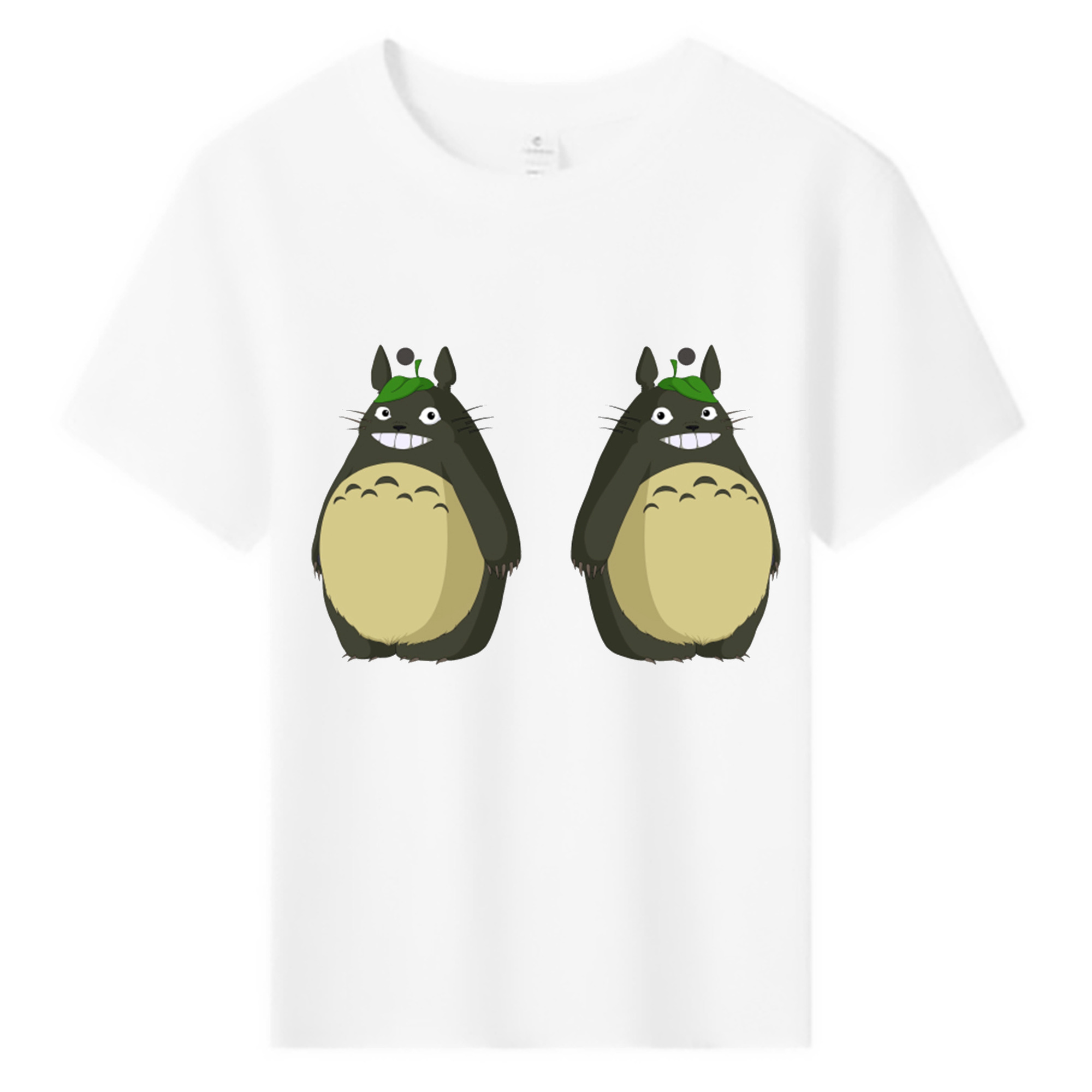 （画像用） となりのトトロ 草壁メイ 草壁サツキ My Neighbor Totoro Satsuki Kusakabe Mei Kusakabe 綿100％キッズTシャツ（フロントプリント）