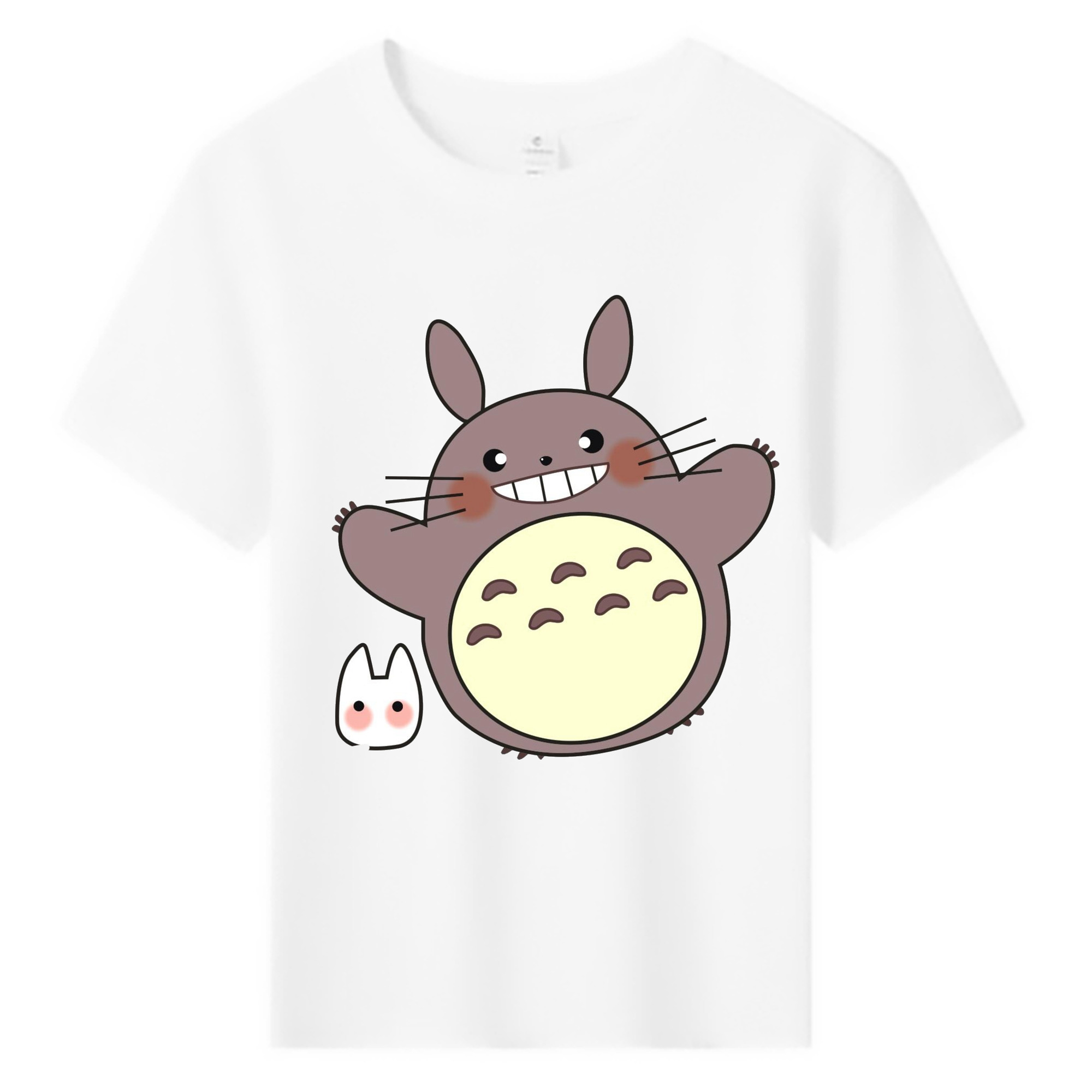 （画像用） となりのトトロ 草壁メイ 草壁サツキ My Neighbor Totoro Satsuki Kusakabe Mei Kusakabe 綿100％キッズTシャツ（フロントプリント）