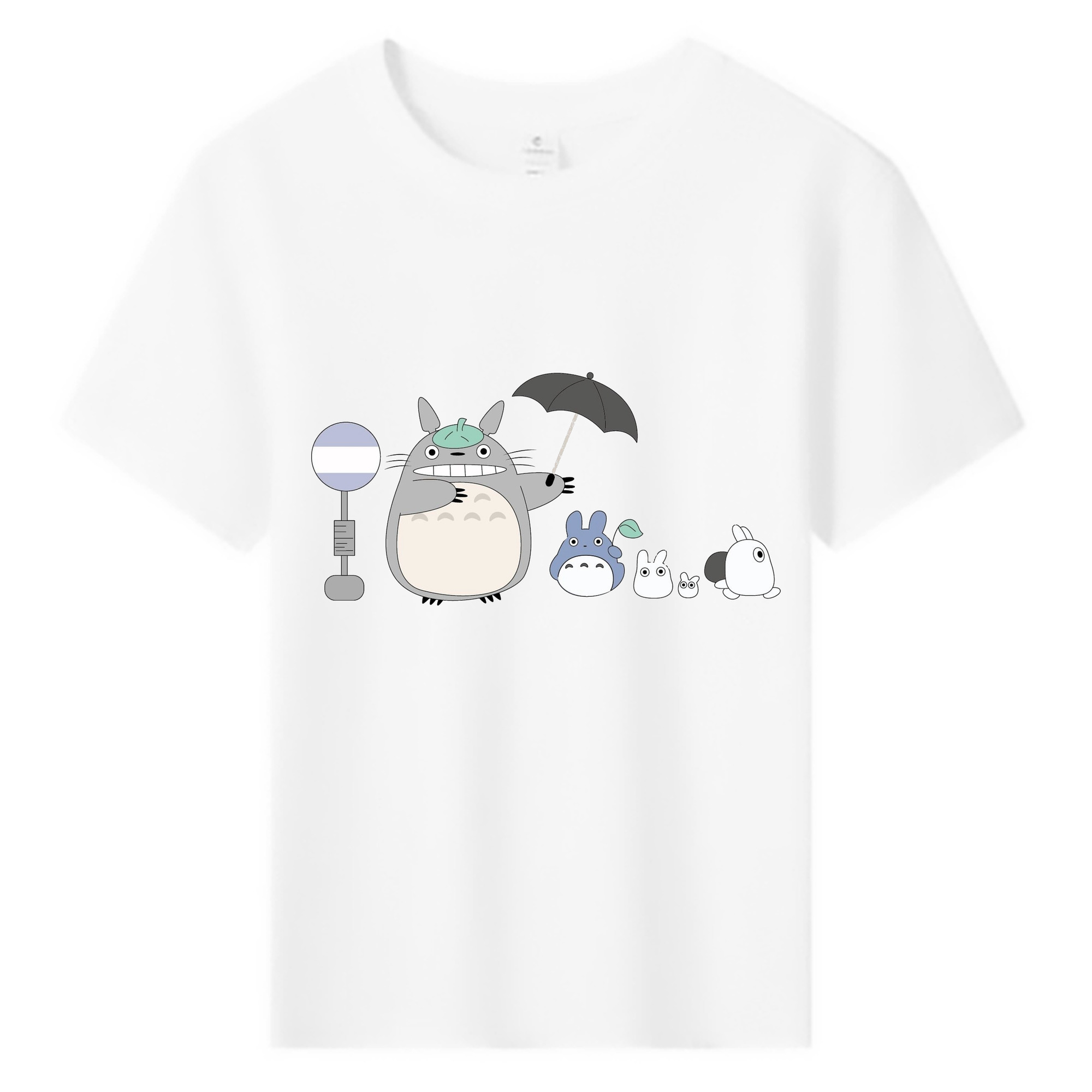 （画像用） となりのトトロ 草壁メイ 草壁サツキ My Neighbor Totoro Satsuki Kusakabe Mei Kusakabe 綿100％キッズTシャツ（フロントプリント）