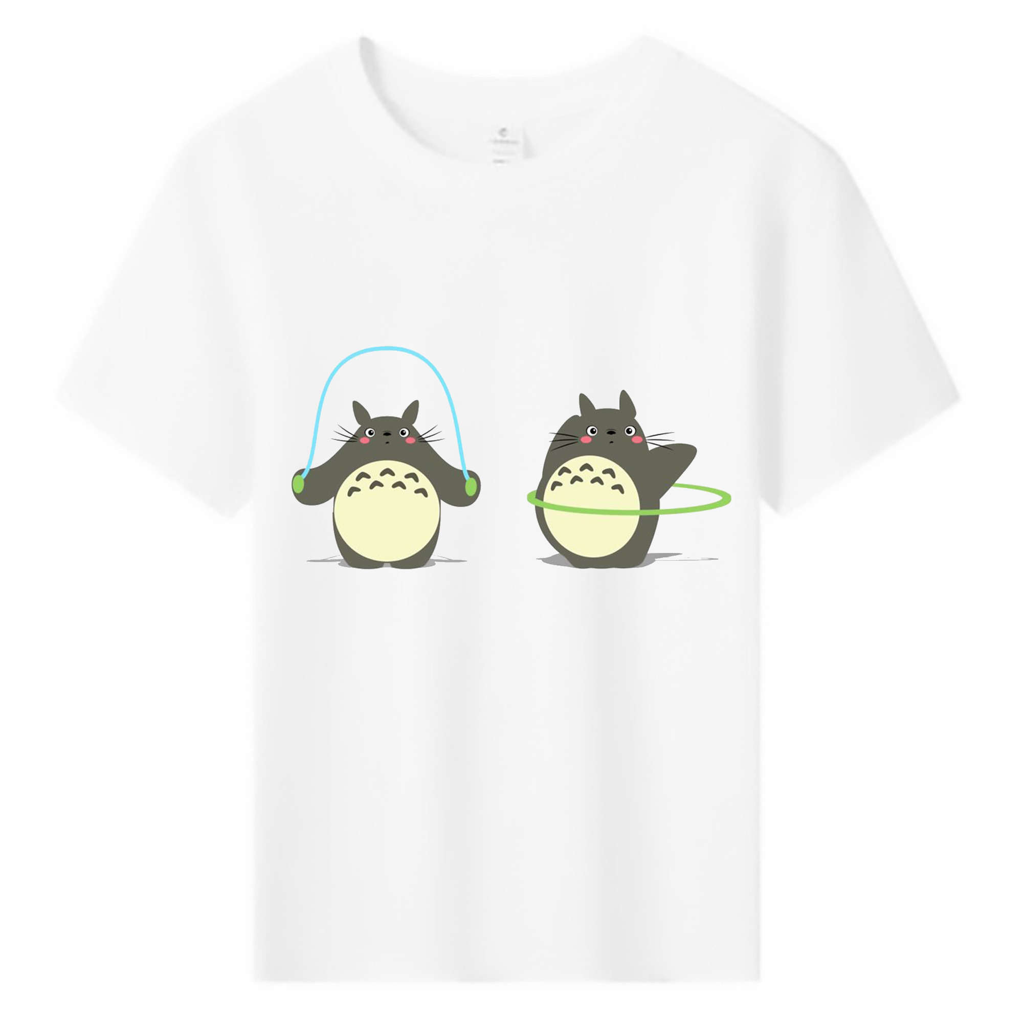 （画像用） となりのトトロ 草壁メイ 草壁サツキ My Neighbor Totoro Satsuki Kusakabe Mei Kusakabe 綿100％キッズTシャツ（フロントプリント）