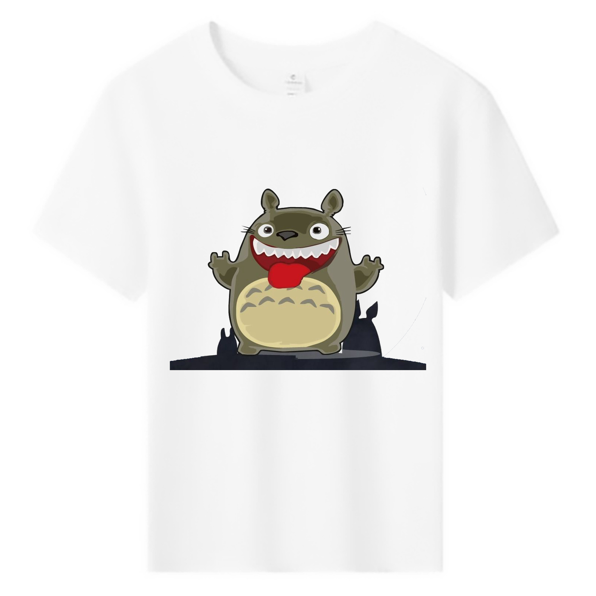 （画像用） となりのトトロ 草壁メイ 草壁サツキ My Neighbor Totoro Satsuki Kusakabe Mei Kusakabe 綿100％キッズTシャツ（フロントプリント）