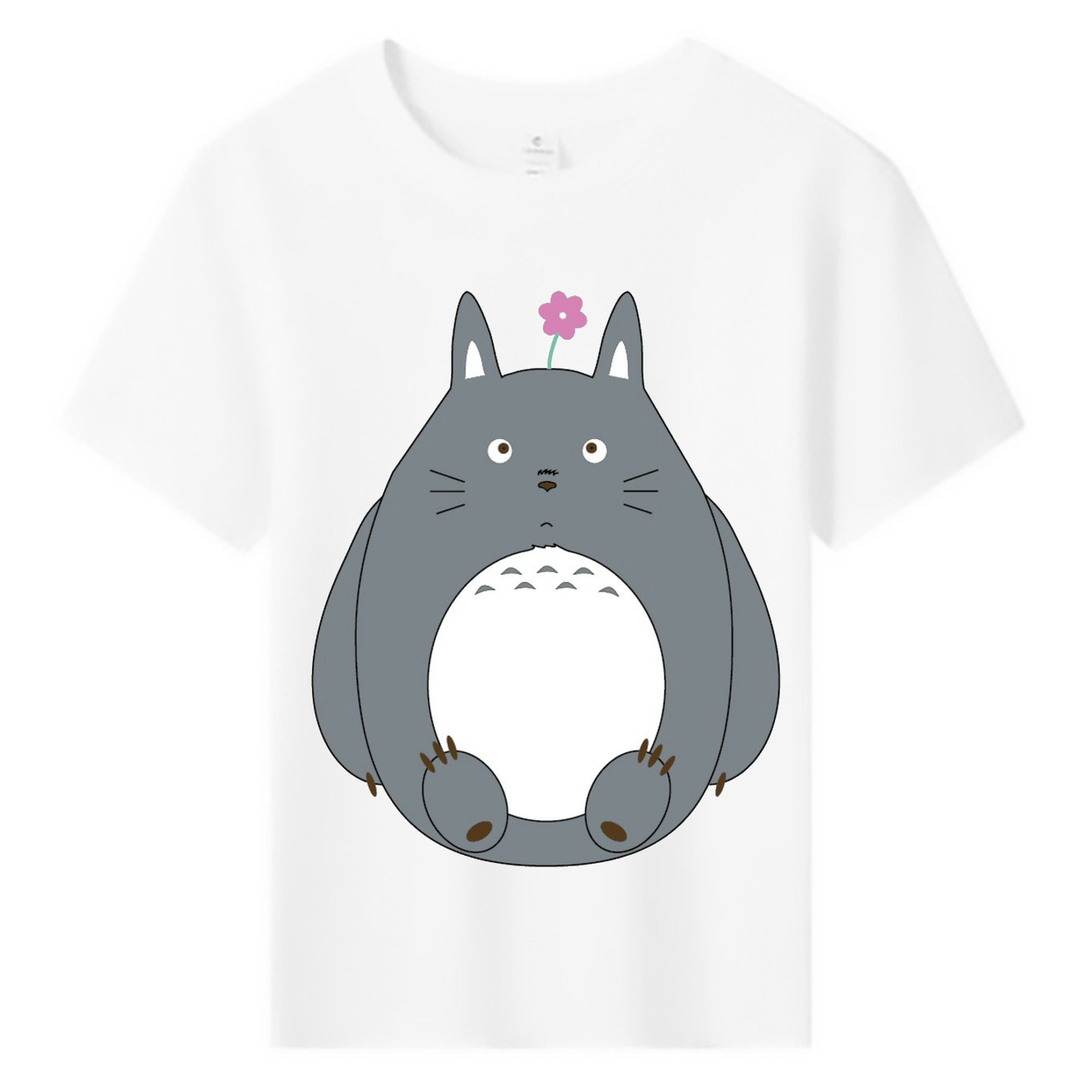 （画像用） となりのトトロ 草壁メイ 草壁サツキ My Neighbor Totoro Satsuki Kusakabe Mei Kusakabe 綿100％キッズTシャツ（フロントプリント）