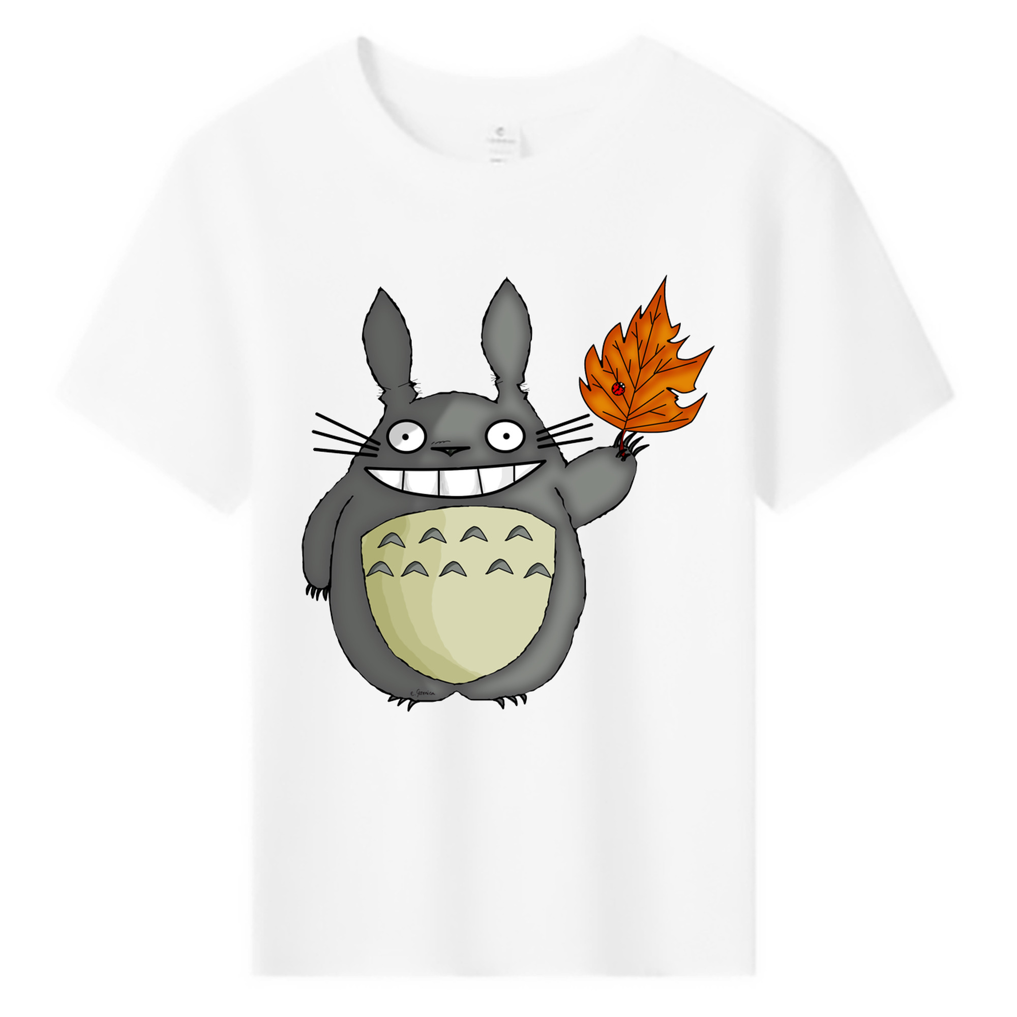 （画像用） となりのトトロ 草壁メイ 草壁サツキ My Neighbor Totoro Satsuki Kusakabe Mei Kusakabe 綿100％キッズTシャツ（フロントプリント）