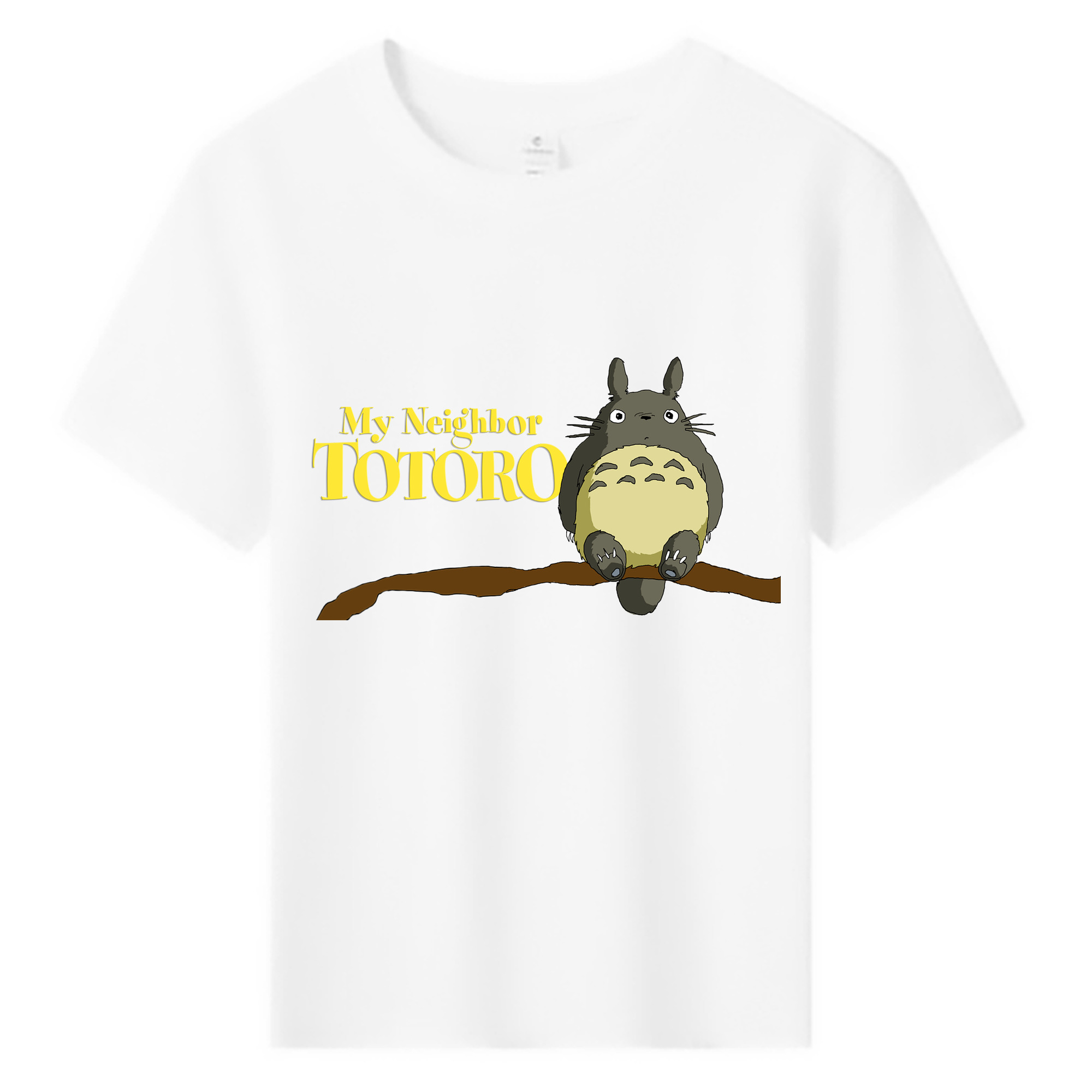（画像用） となりのトトロ 草壁メイ 草壁サツキ My Neighbor Totoro Satsuki Kusakabe Mei Kusakabe 綿100％キッズTシャツ（フロントプリント）
