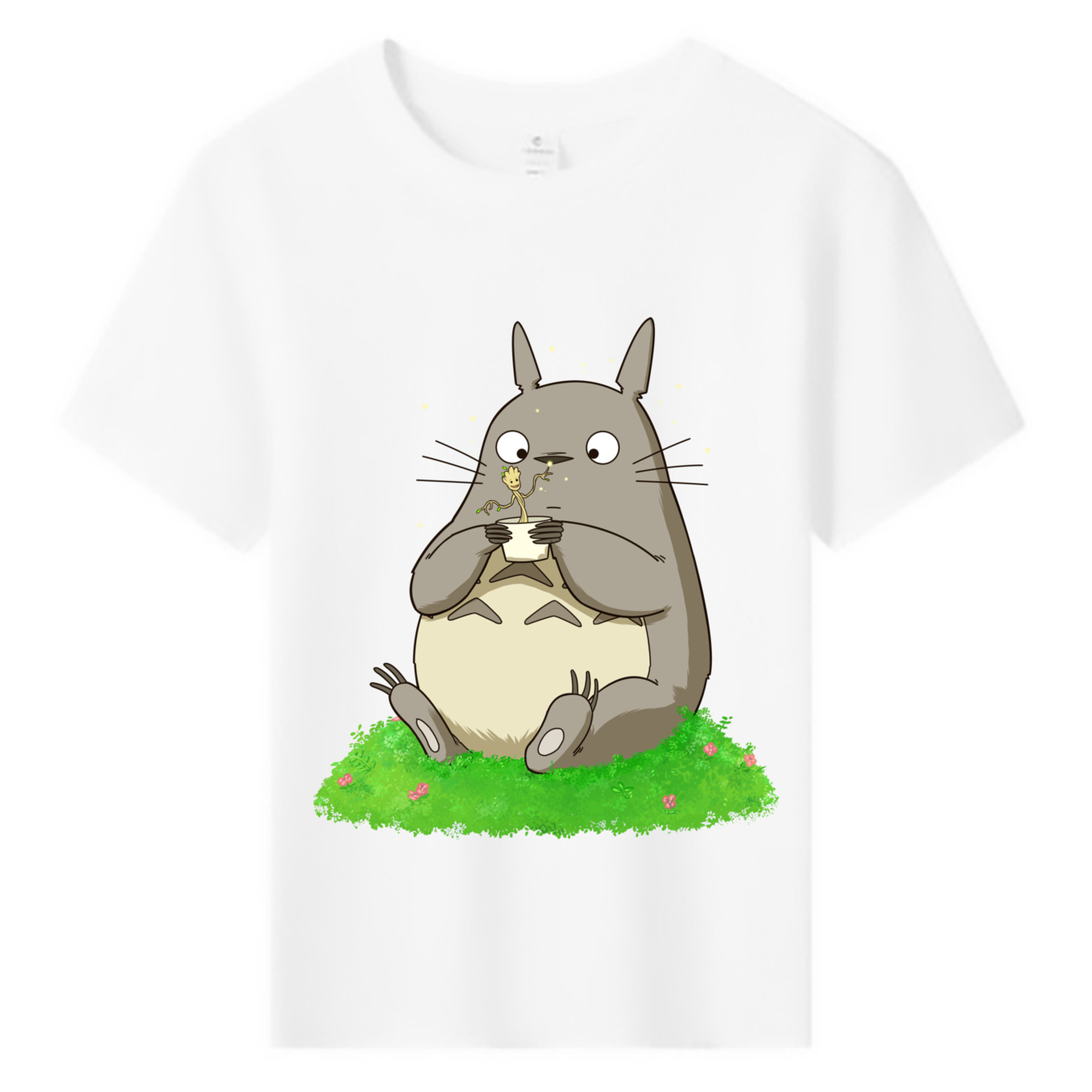 （画像用） となりのトトロ 草壁メイ 草壁サツキ My Neighbor Totoro Satsuki Kusakabe Mei Kusakabe 綿100％キッズTシャツ（フロントプリント）