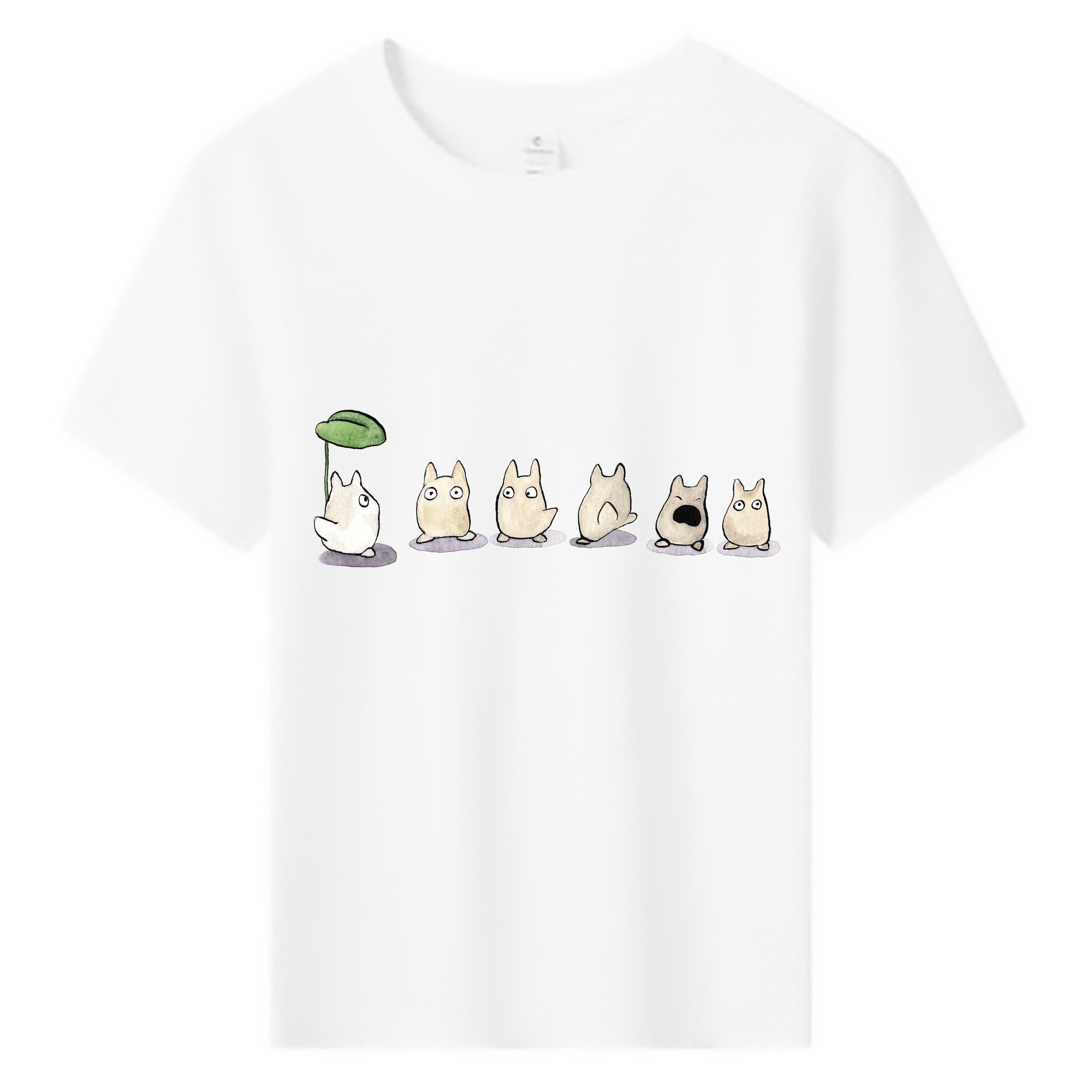 （画像用） となりのトトロ 草壁メイ 草壁サツキ My Neighbor Totoro Satsuki Kusakabe Mei Kusakabe 綿100％キッズTシャツ（フロントプリント）
