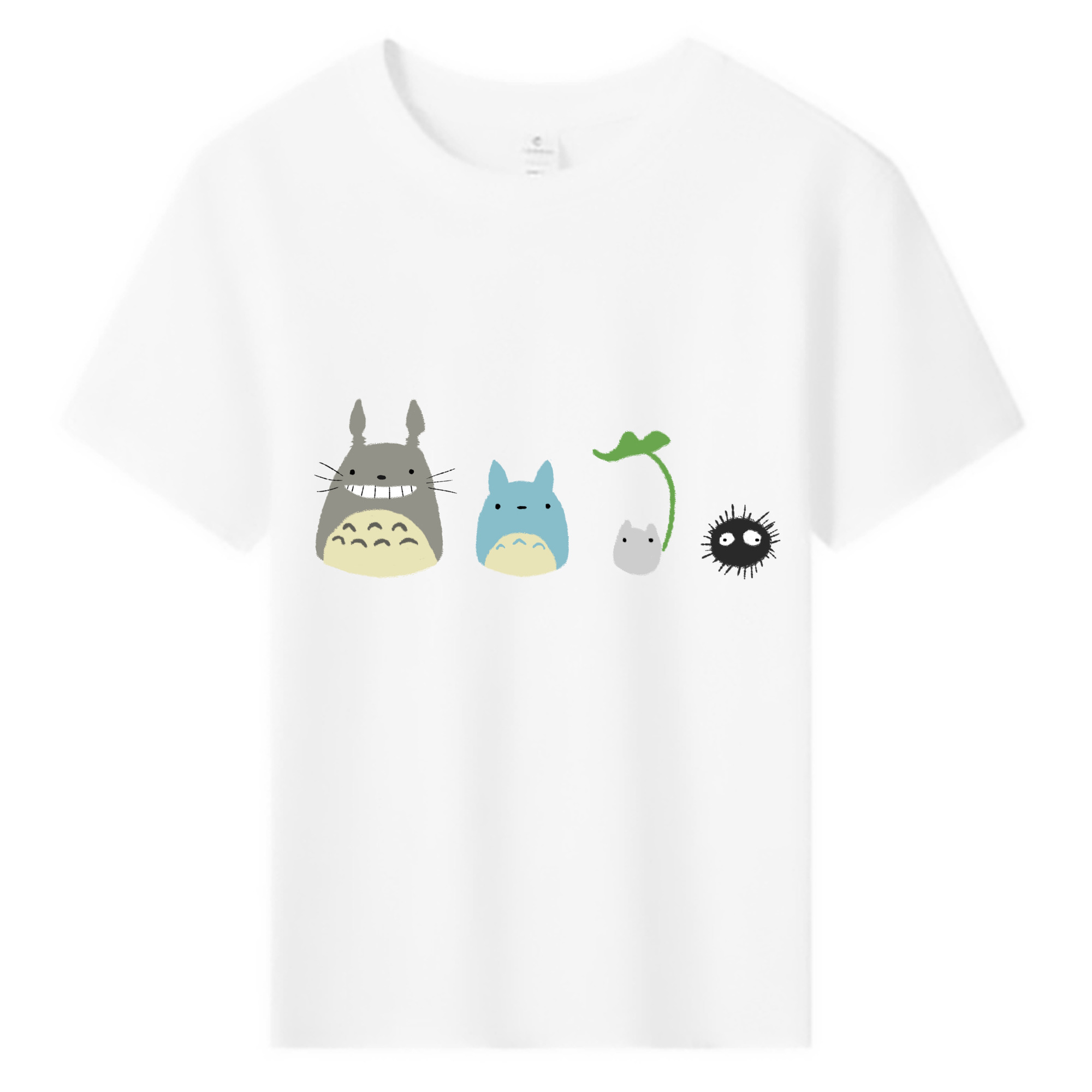 （画像用） となりのトトロ 草壁メイ 草壁サツキ My Neighbor Totoro Satsuki Kusakabe Mei Kusakabe 綿100％キッズTシャツ（フロントプリント）