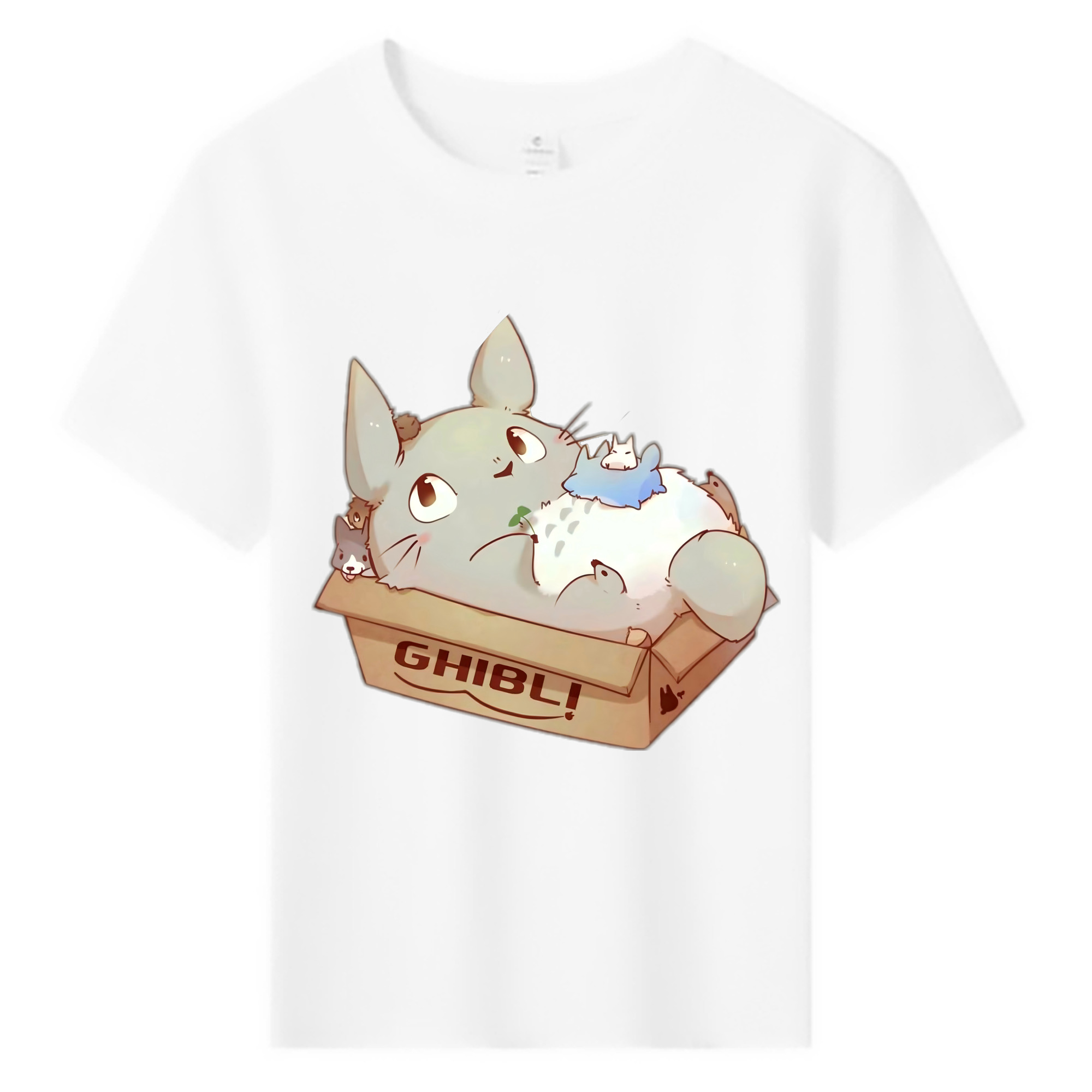 （画像用） となりのトトロ 草壁メイ 草壁サツキ My Neighbor Totoro Satsuki Kusakabe Mei Kusakabe 綿100％キッズTシャツ（フロントプリント）