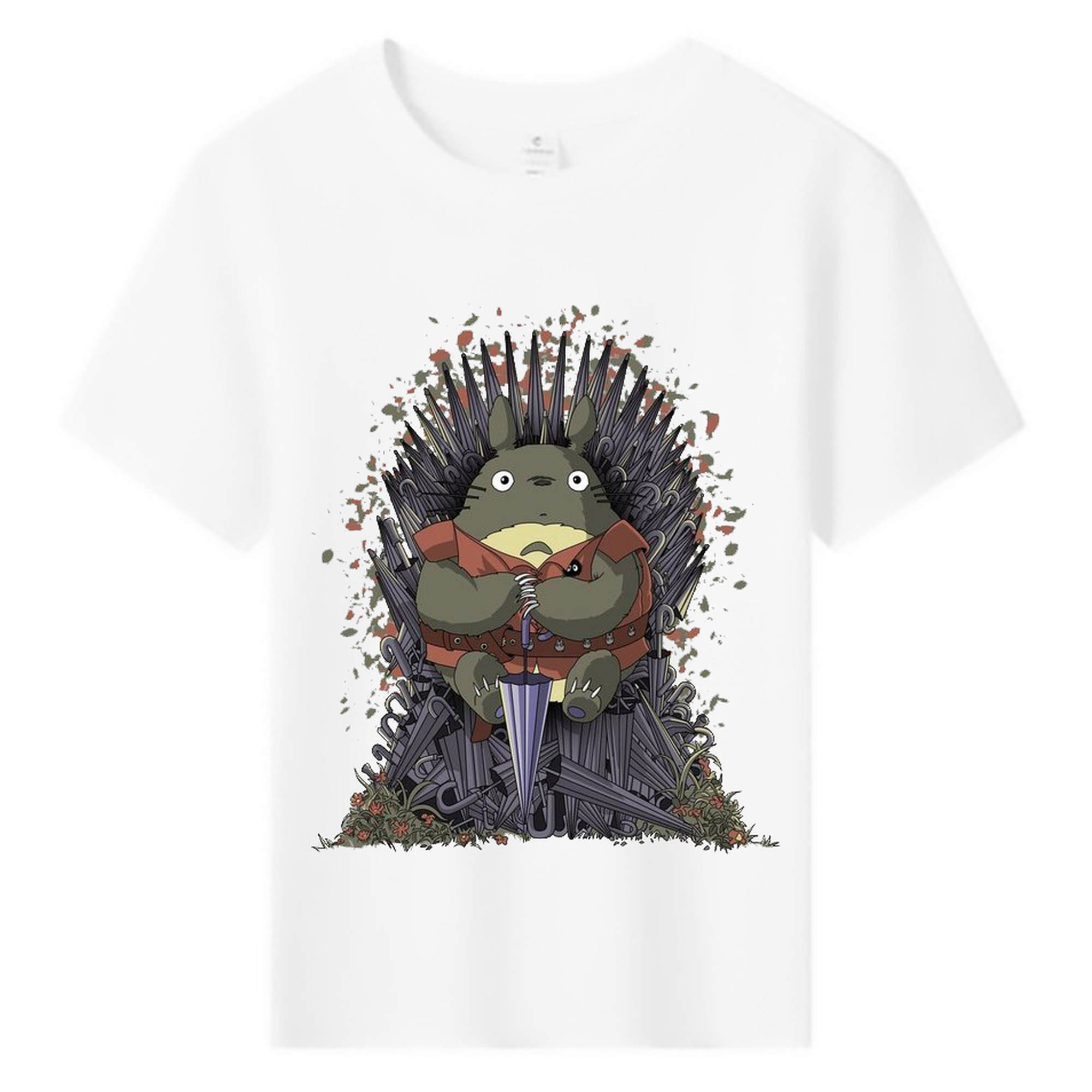 （画像用） となりのトトロ 草壁メイ 草壁サツキ My Neighbor Totoro Satsuki Kusakabe Mei Kusakabe 綿100％キッズTシャツ（フロントプリント）