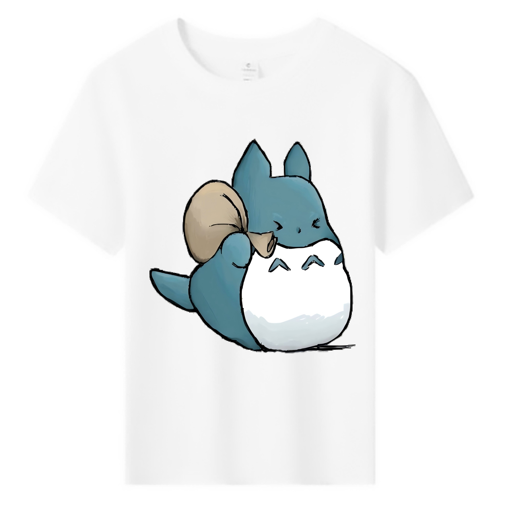（画像用） となりのトトロ 草壁メイ 草壁サツキ My Neighbor Totoro Satsuki Kusakabe Mei Kusakabe 綿100％キッズTシャツ（フロントプリント）