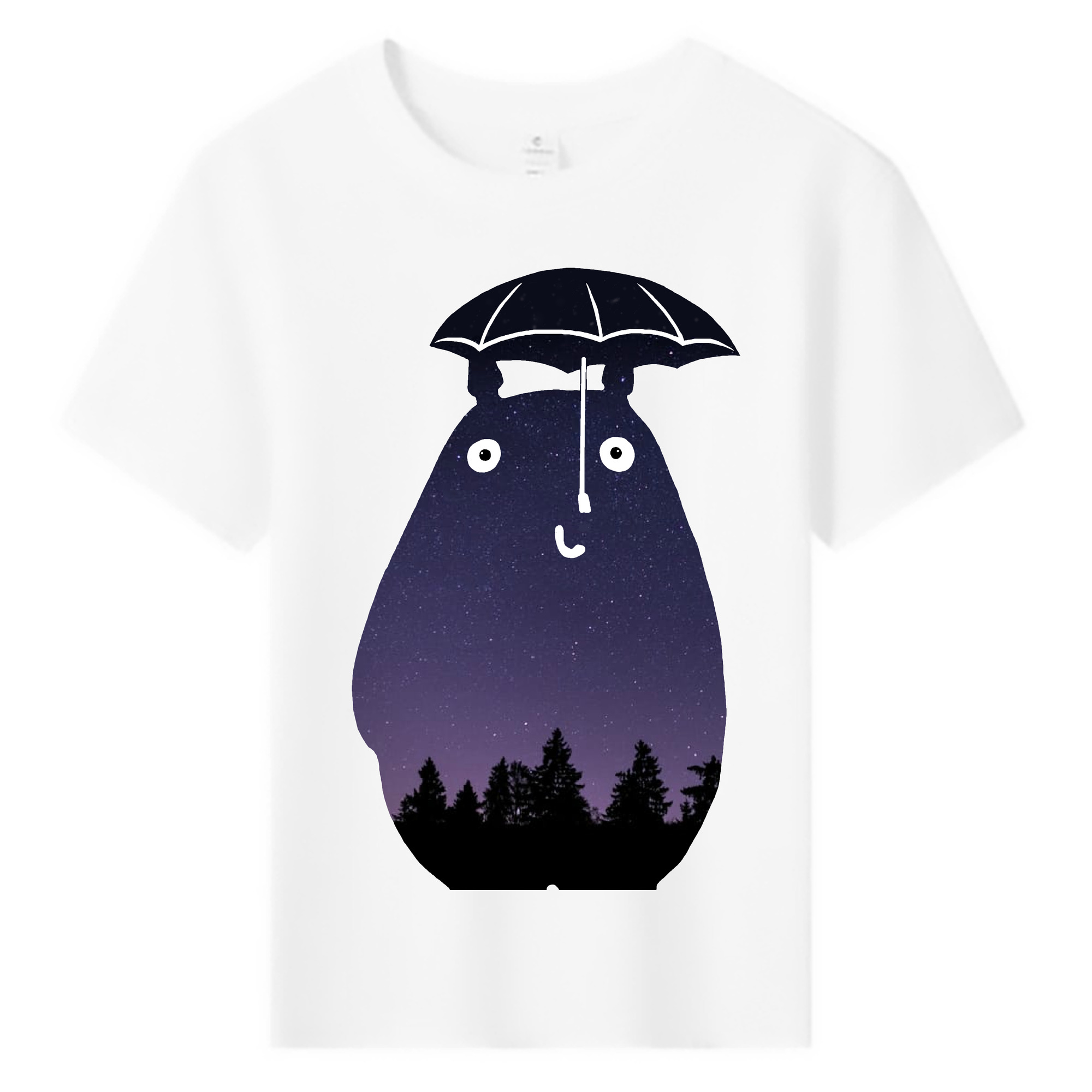 （画像用） となりのトトロ 草壁メイ 草壁サツキ My Neighbor Totoro Satsuki Kusakabe Mei Kusakabe 綿100％キッズTシャツ（フロントプリント）
