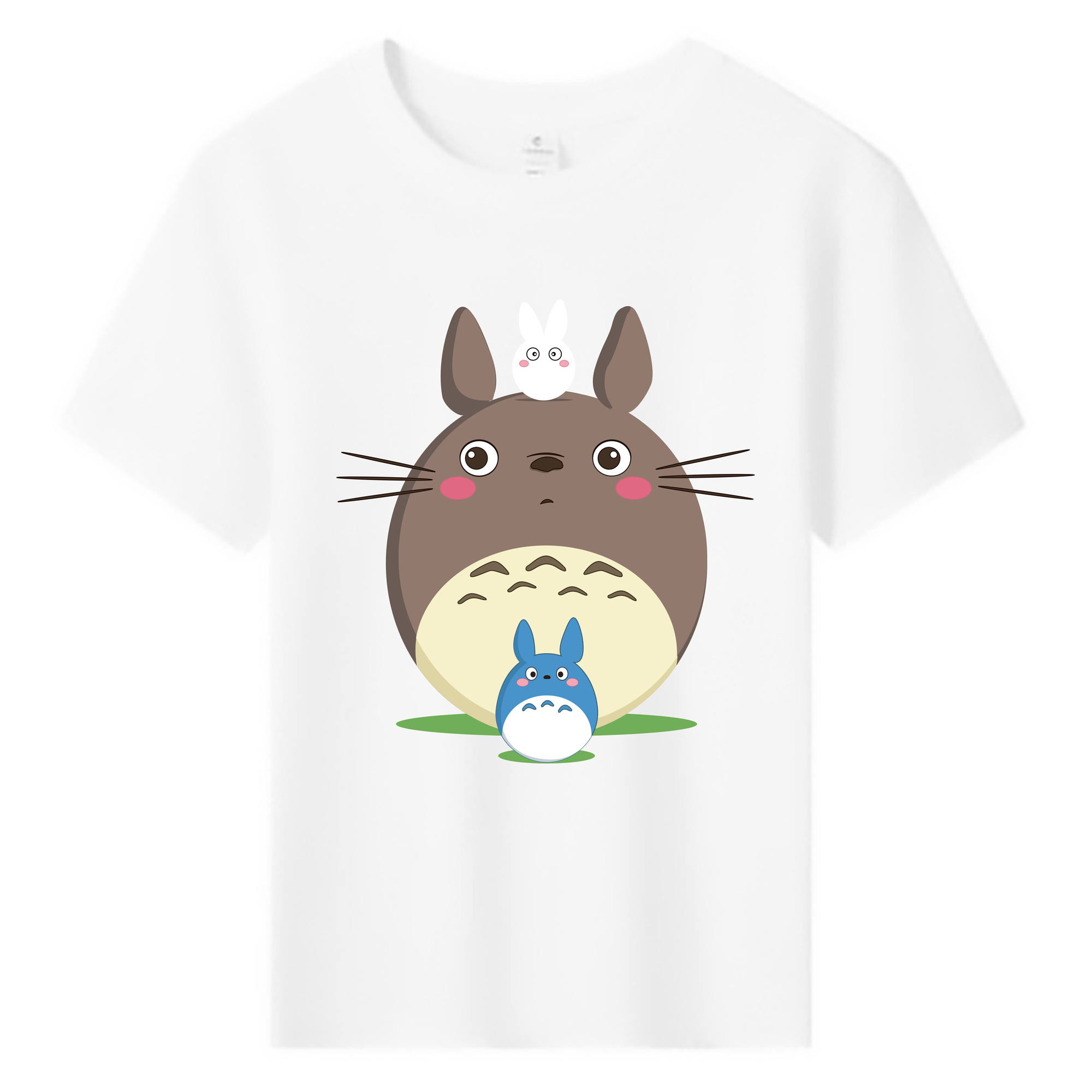 （画像用） となりのトトロ 草壁メイ 草壁サツキ My Neighbor Totoro Satsuki Kusakabe Mei Kusakabe 綿100％キッズTシャツ（フロントプリント）