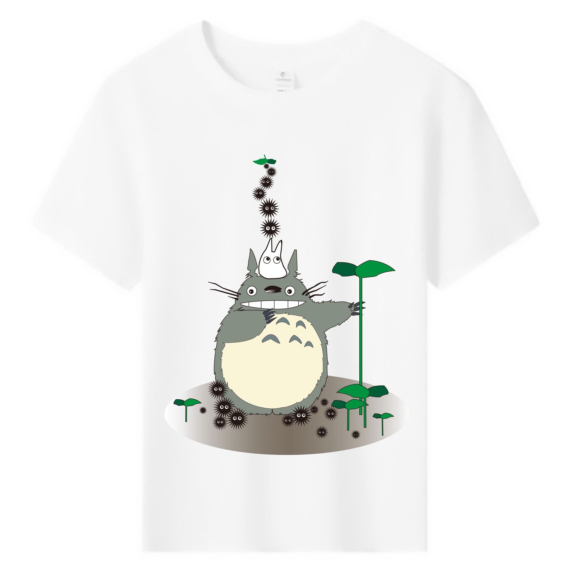 （画像用） となりのトトロ 草壁メイ 草壁サツキ My Neighbor Totoro Satsuki Kusakabe Mei Kusakabe 綿100％キッズTシャツ（フロントプリント）