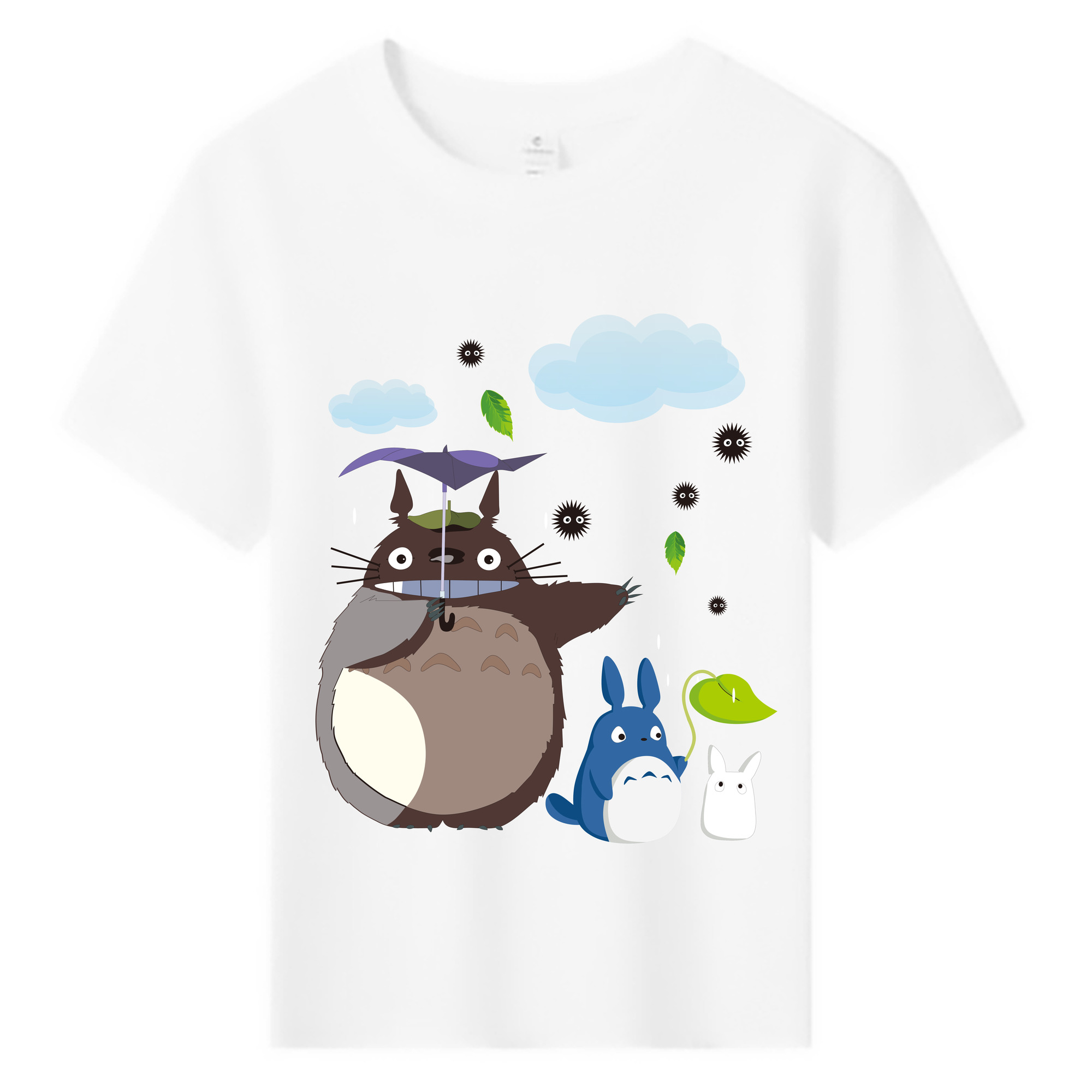 （画像用） となりのトトロ 草壁メイ 草壁サツキ My Neighbor Totoro Satsuki Kusakabe Mei Kusakabe 綿100％キッズTシャツ（フロントプリント）