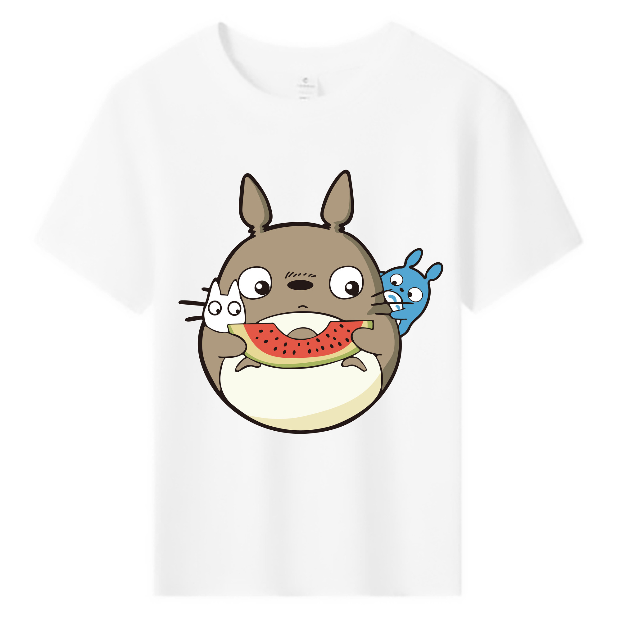 （画像用） となりのトトロ 草壁メイ 草壁サツキ My Neighbor Totoro Satsuki Kusakabe Mei Kusakabe 綿100％キッズTシャツ（フロントプリント）