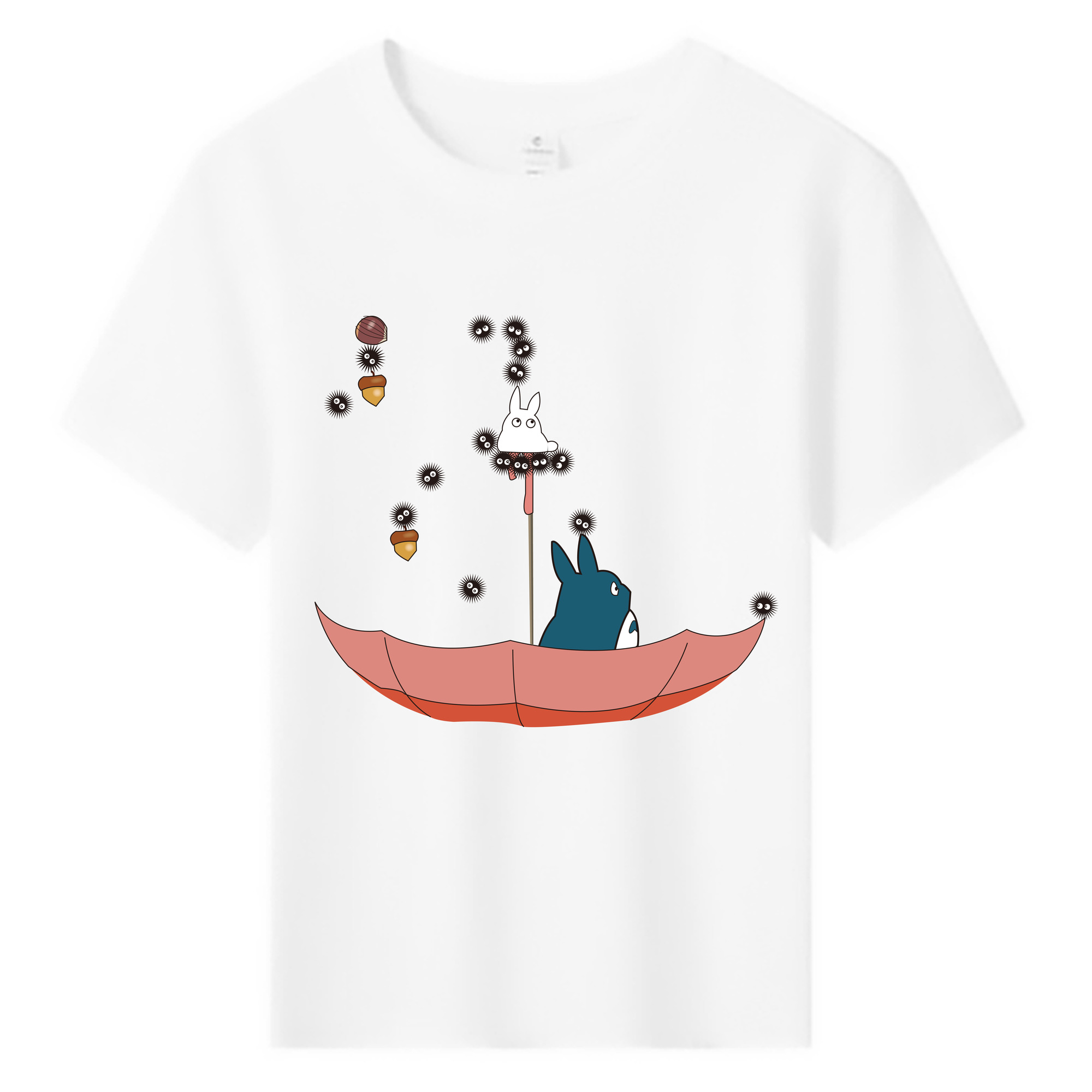 （画像用） となりのトトロ 草壁メイ 草壁サツキ My Neighbor Totoro Satsuki Kusakabe Mei Kusakabe 綿100％キッズTシャツ（フロントプリント）