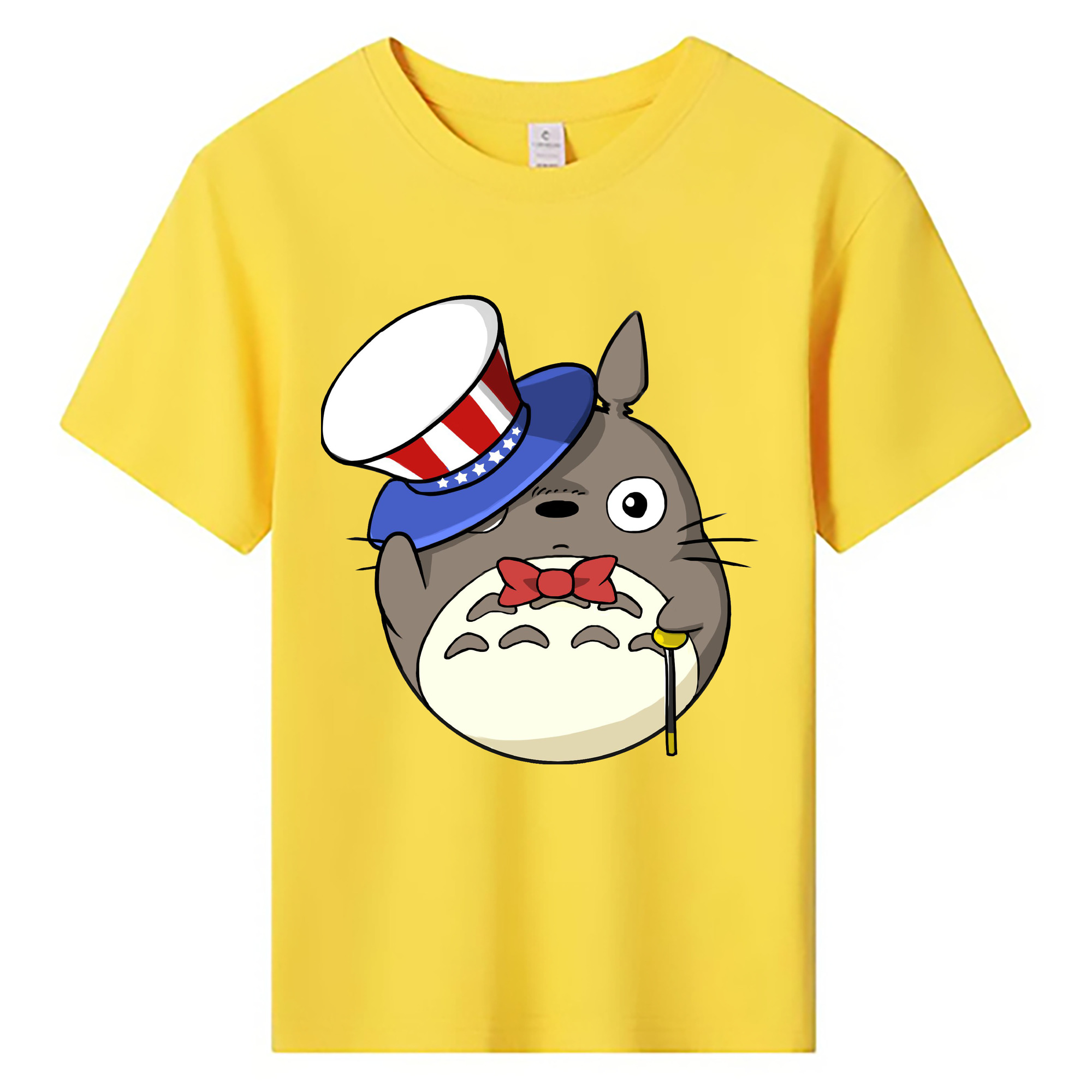 （画像用） となりのトトロ 草壁メイ 草壁サツキ My Neighbor Totoro Satsuki Kusakabe Mei Kusakabe 綿100％キッズTシャツ（フロントプリント）