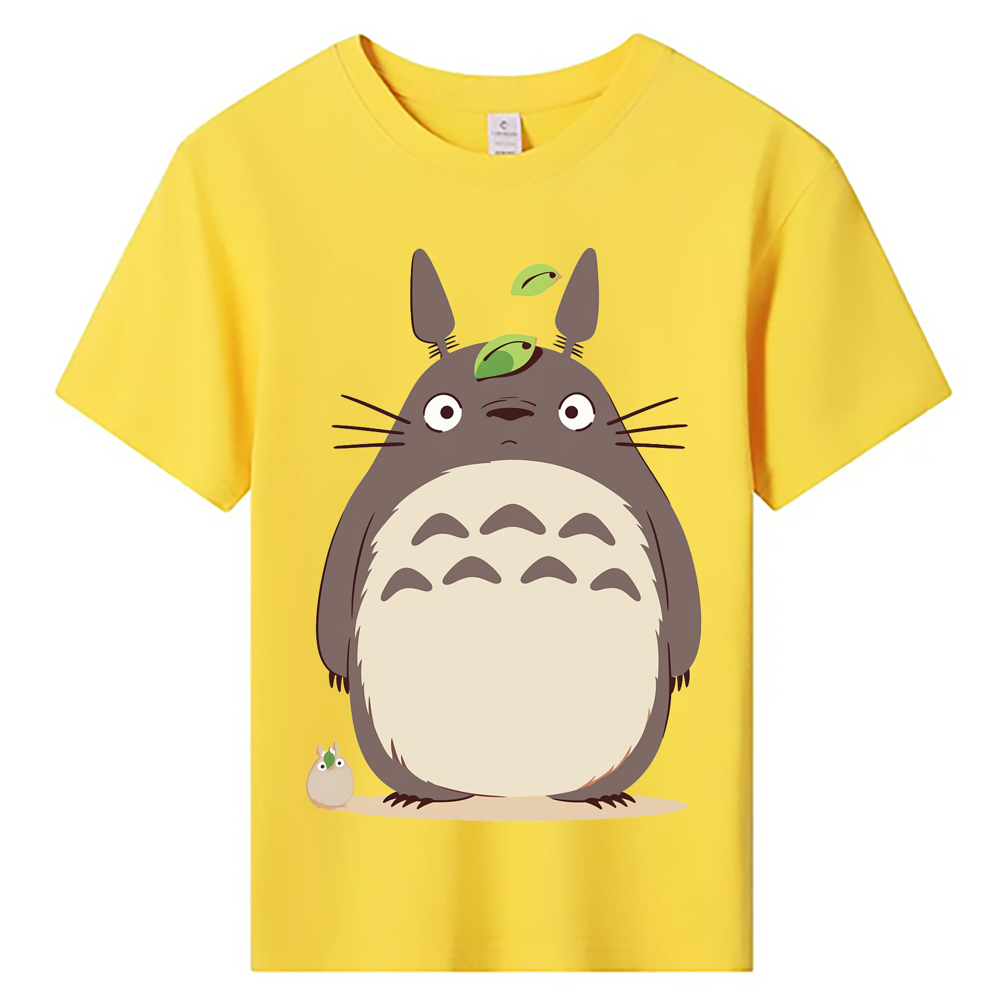 （画像用） となりのトトロ 草壁メイ 草壁サツキ My Neighbor Totoro Satsuki Kusakabe Mei Kusakabe 綿100％キッズTシャツ（フロントプリント）
