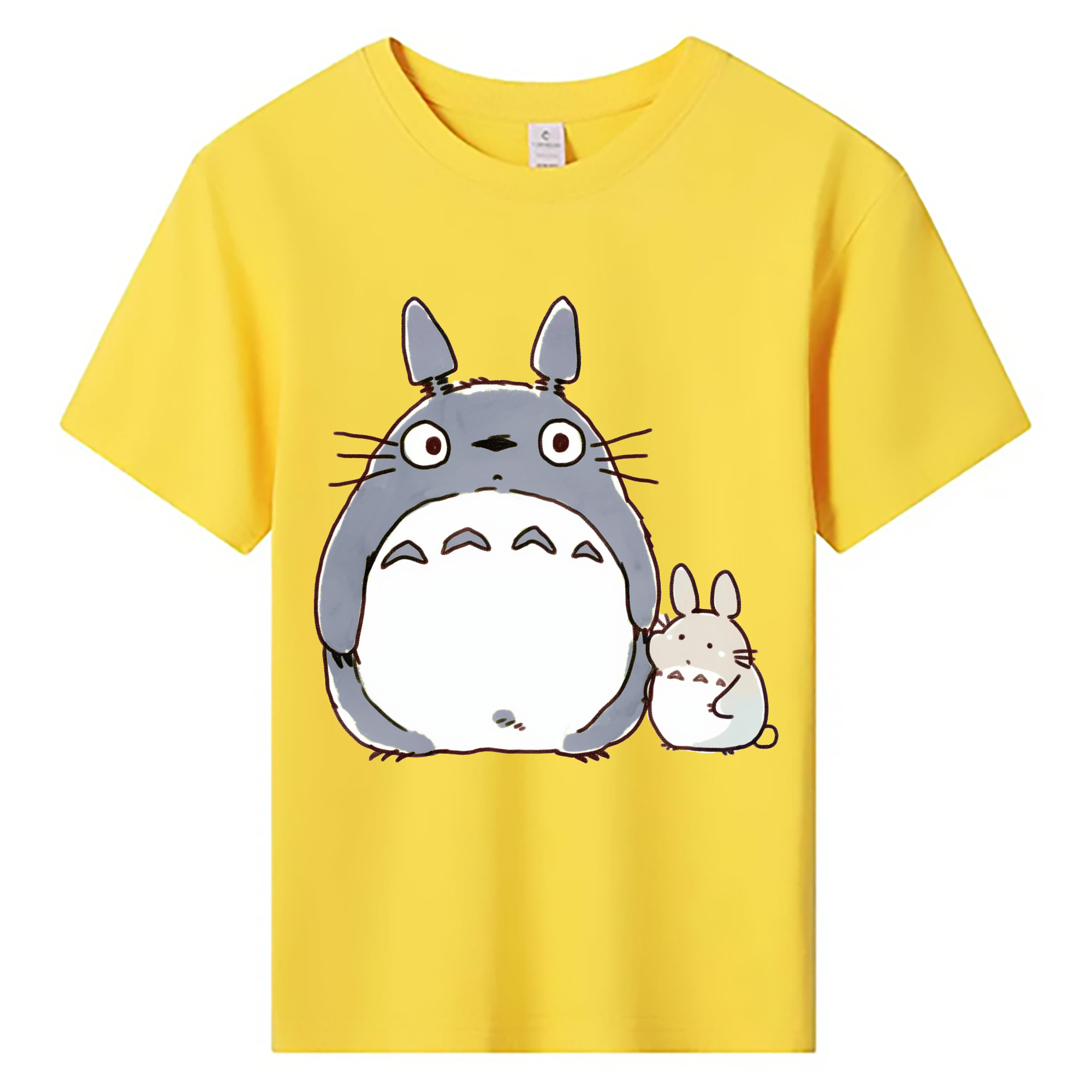 （画像用） となりのトトロ 草壁メイ 草壁サツキ My Neighbor Totoro Satsuki Kusakabe Mei Kusakabe 綿100％キッズTシャツ（フロントプリント）